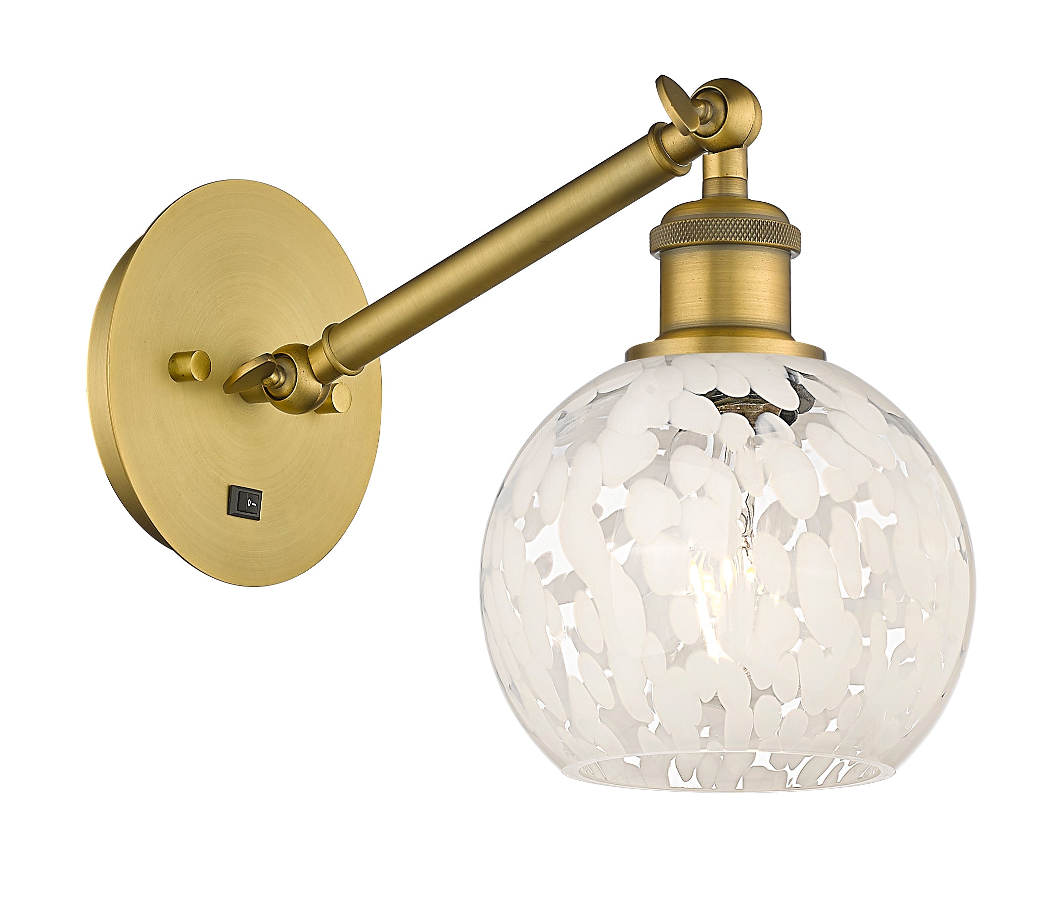 Ballston Sconce Cast Brass Steel 11.75