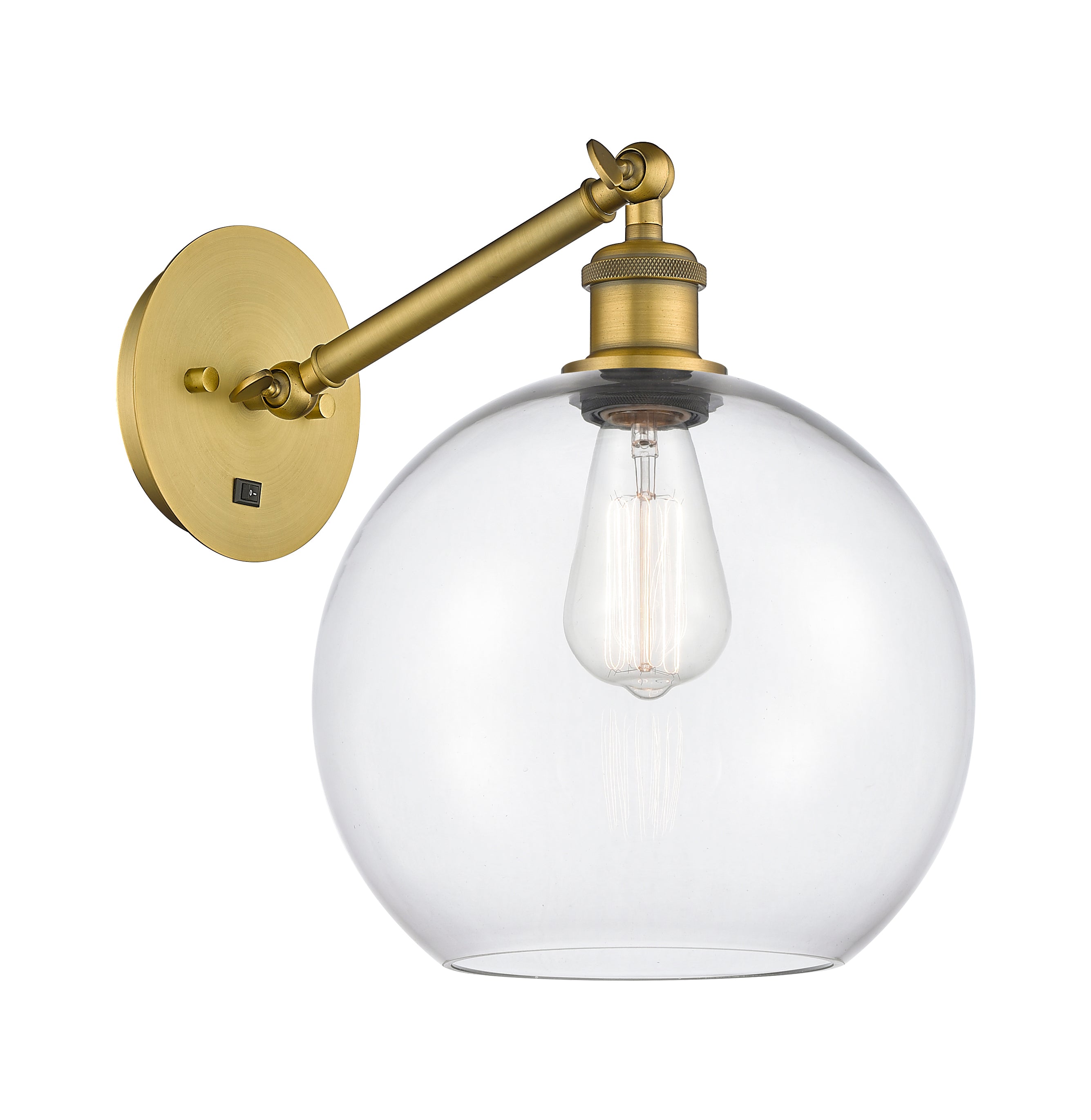 Ballston Sconce Cast Brass Steel Finish