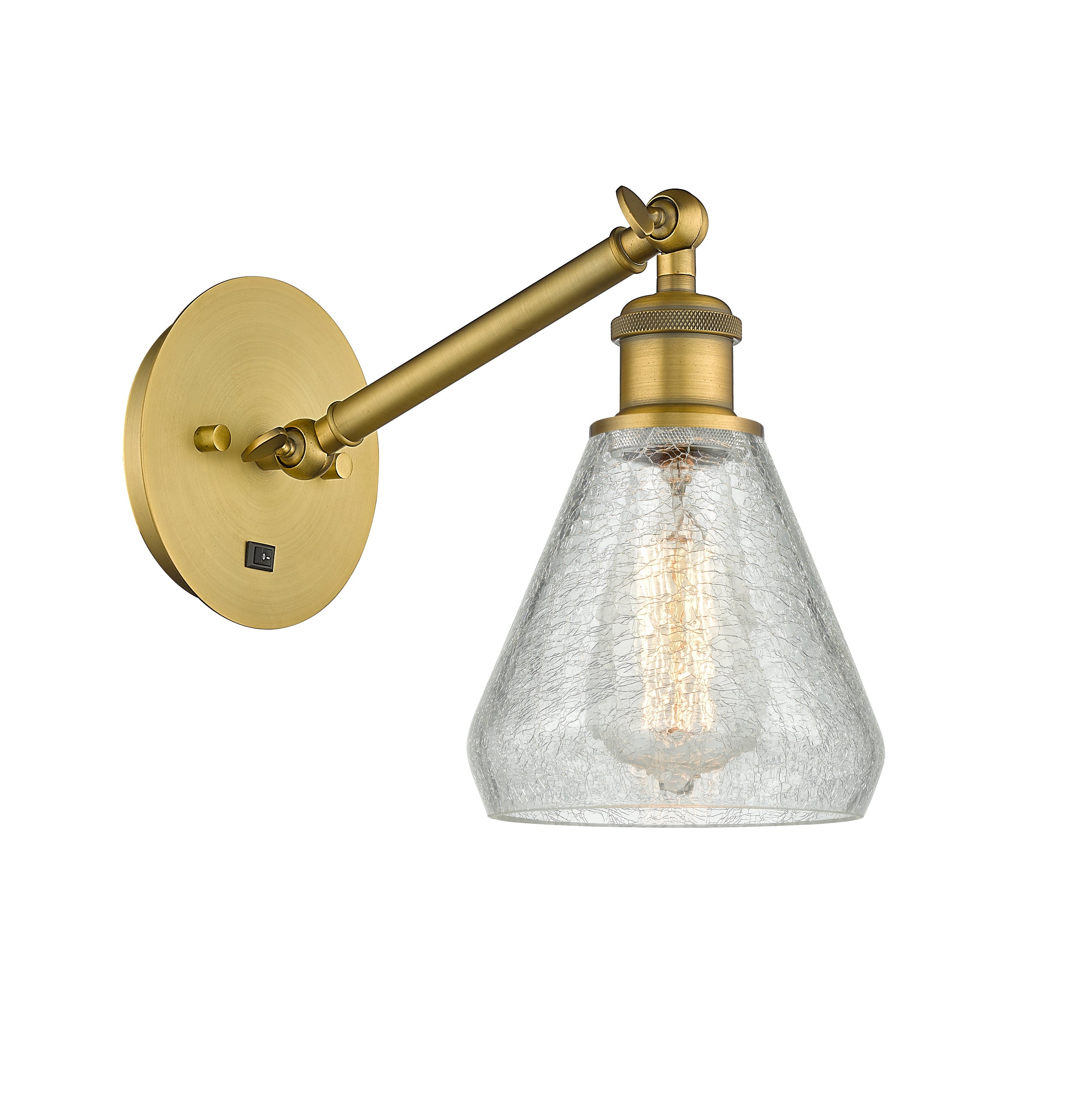 Ballston Sconce Cast Brass 6 Inch Width