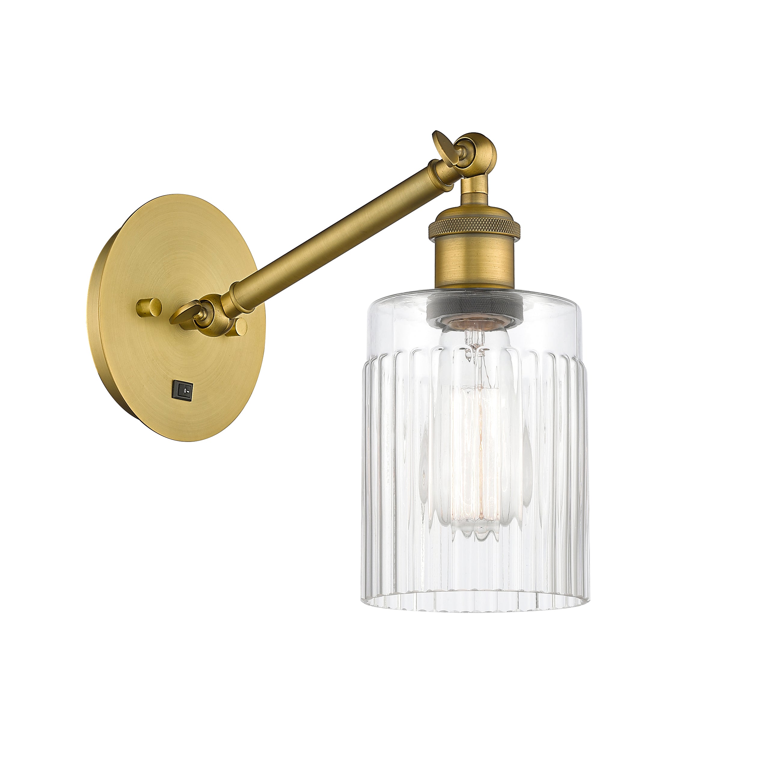 Ballston Sconce Cast Brass Modern Art Nouveau