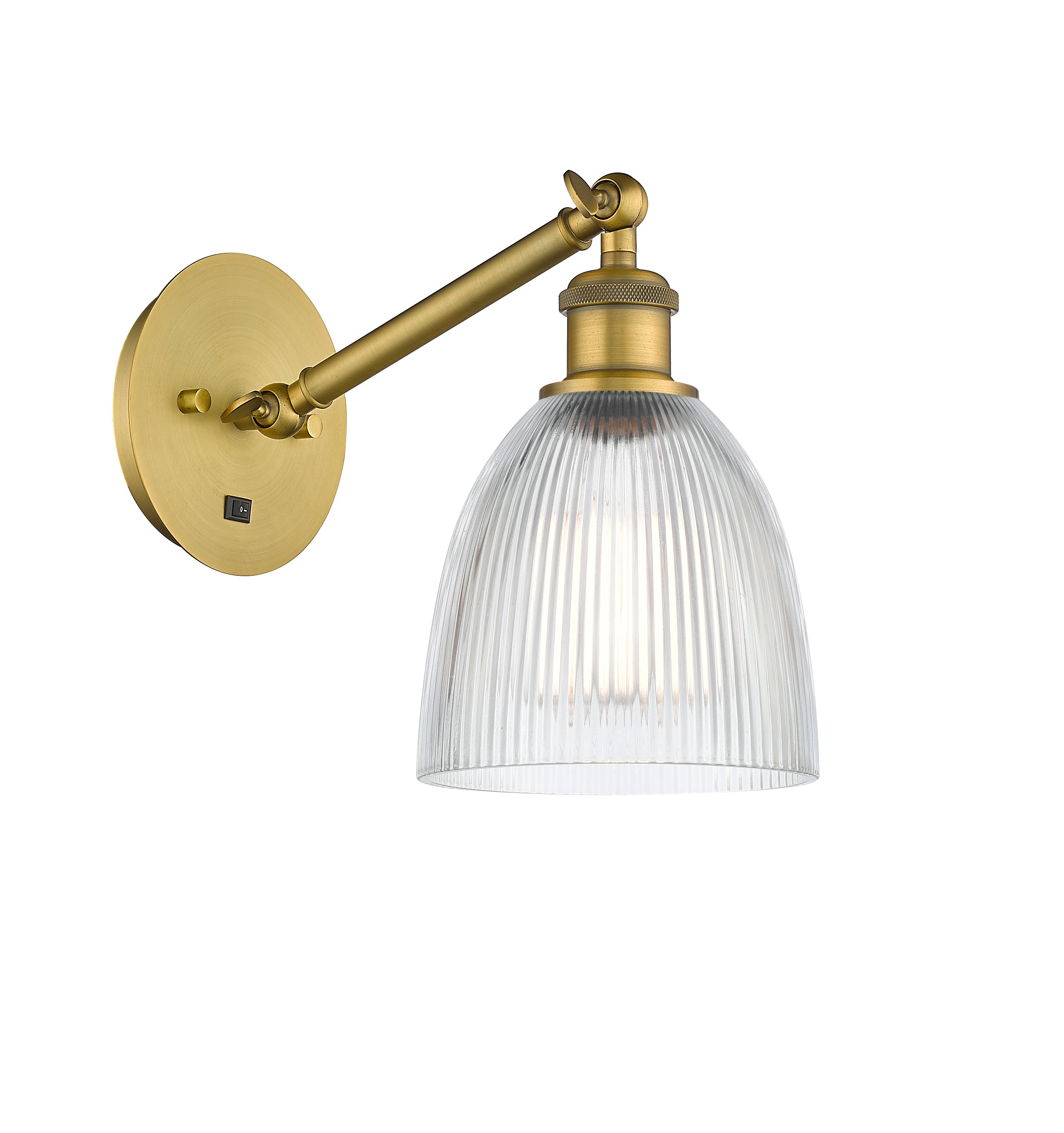 Ballston Sconce Cast Brass 12 Inch