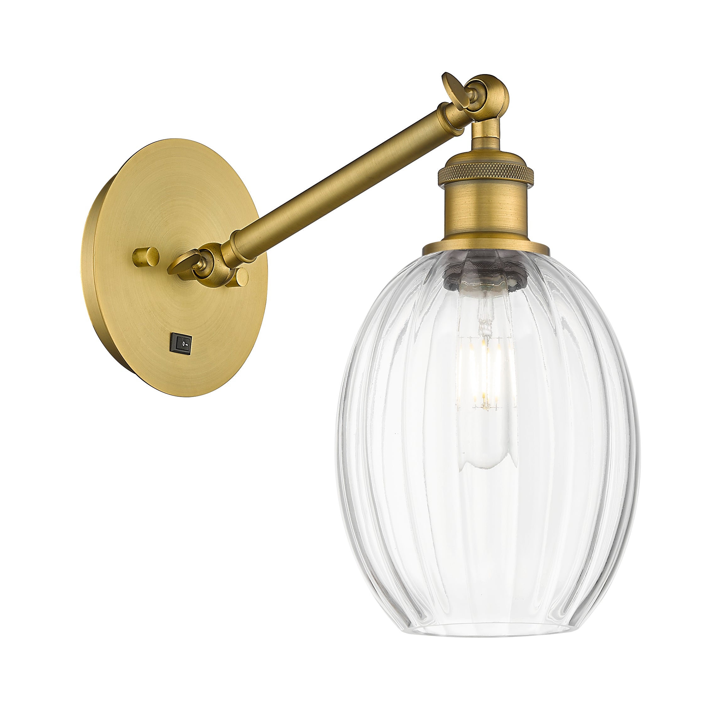 Ballston Sconce Cast Brass 8.5 Inches