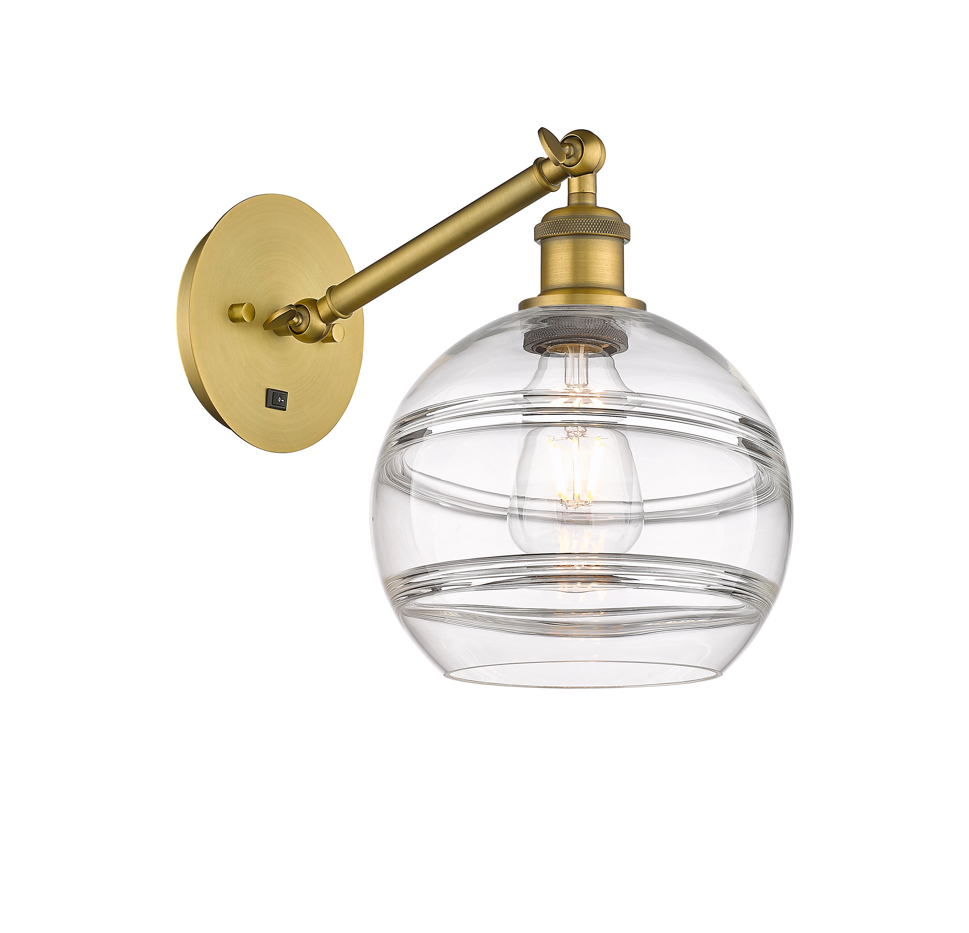 Ballston Sconce Cast Brass Art Deco