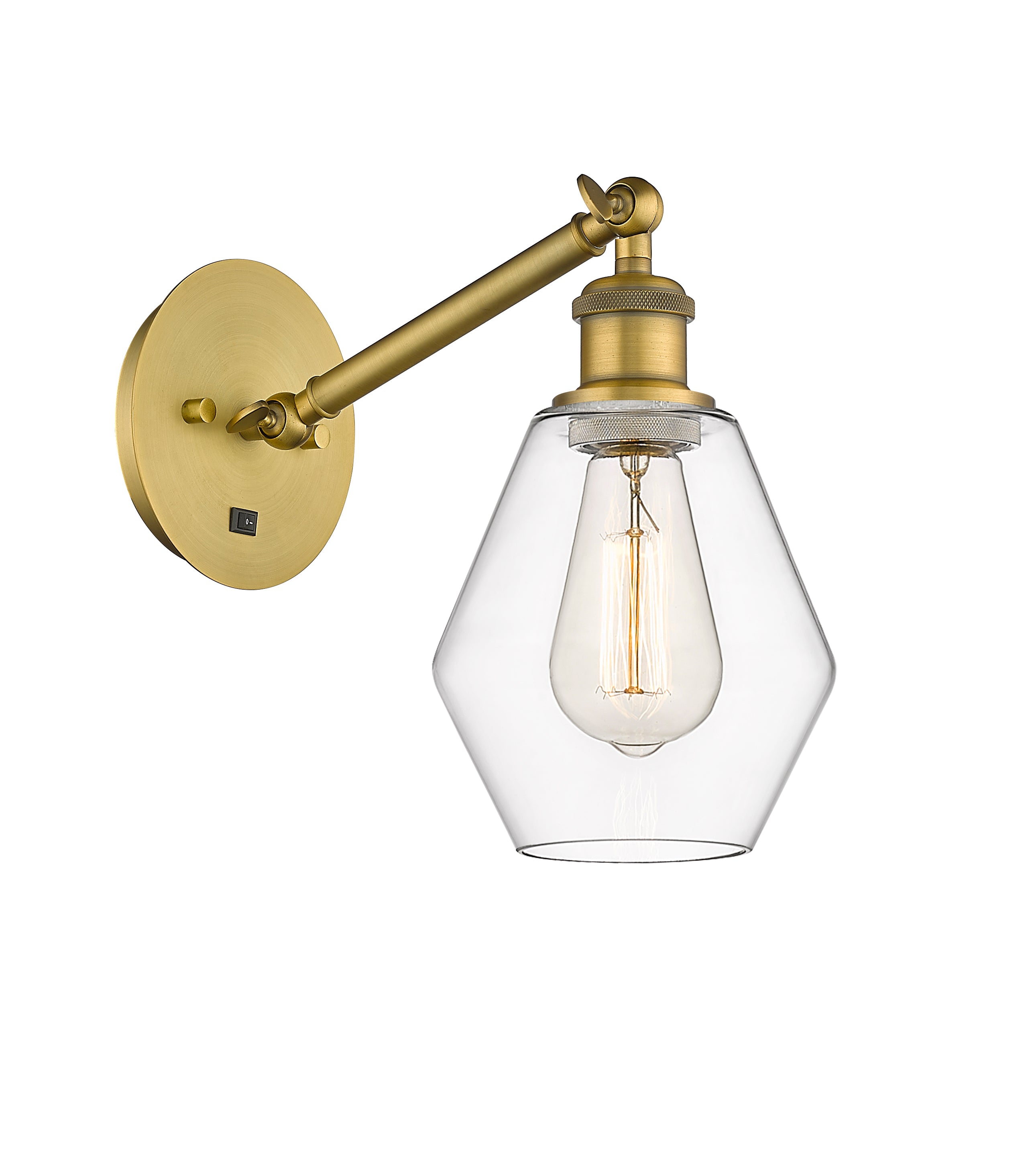 Ballston Sconce Cast Brass 9.5 Inch