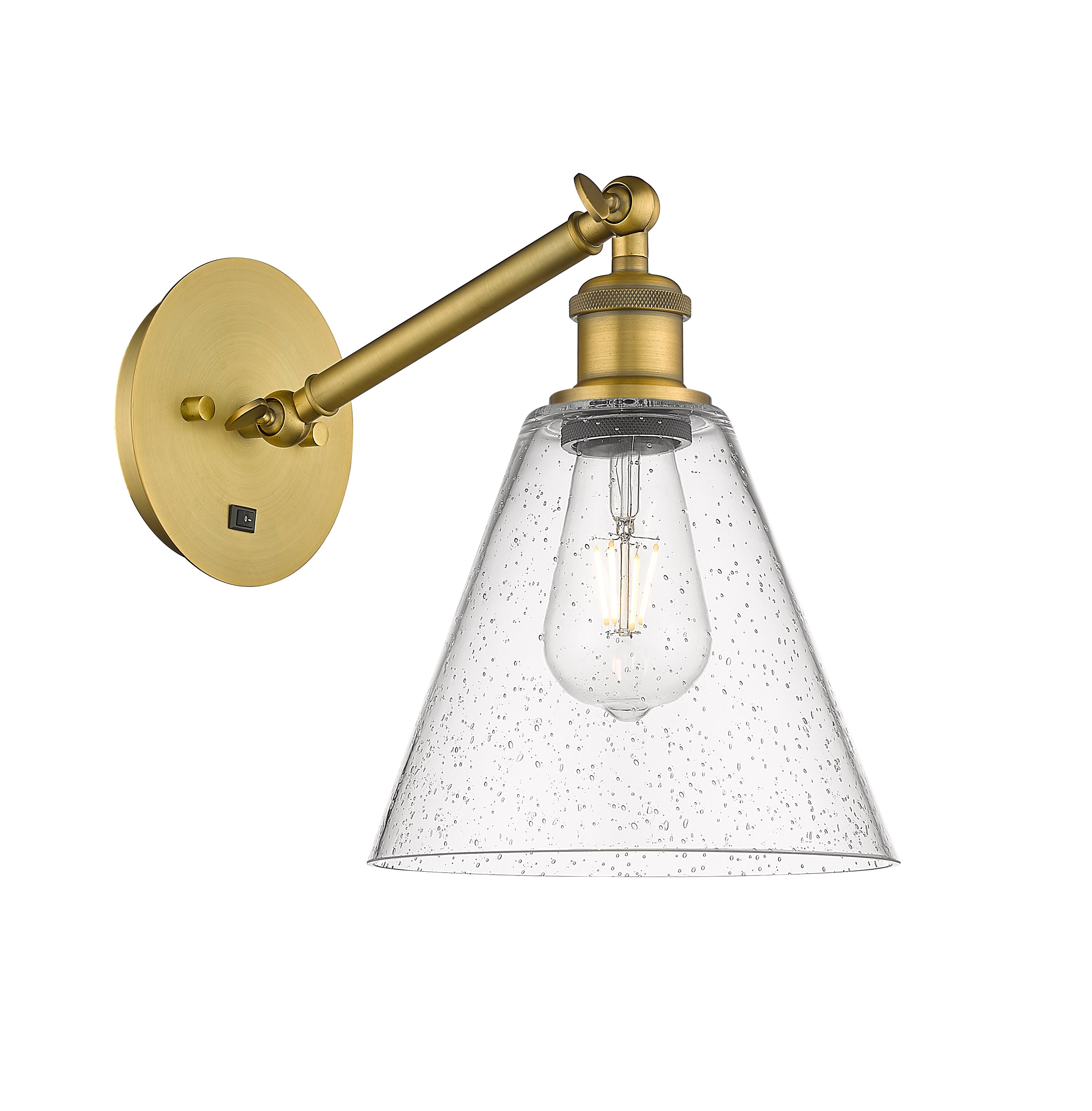 Ballston Sconce Cast Brass 6.5 Inch Width