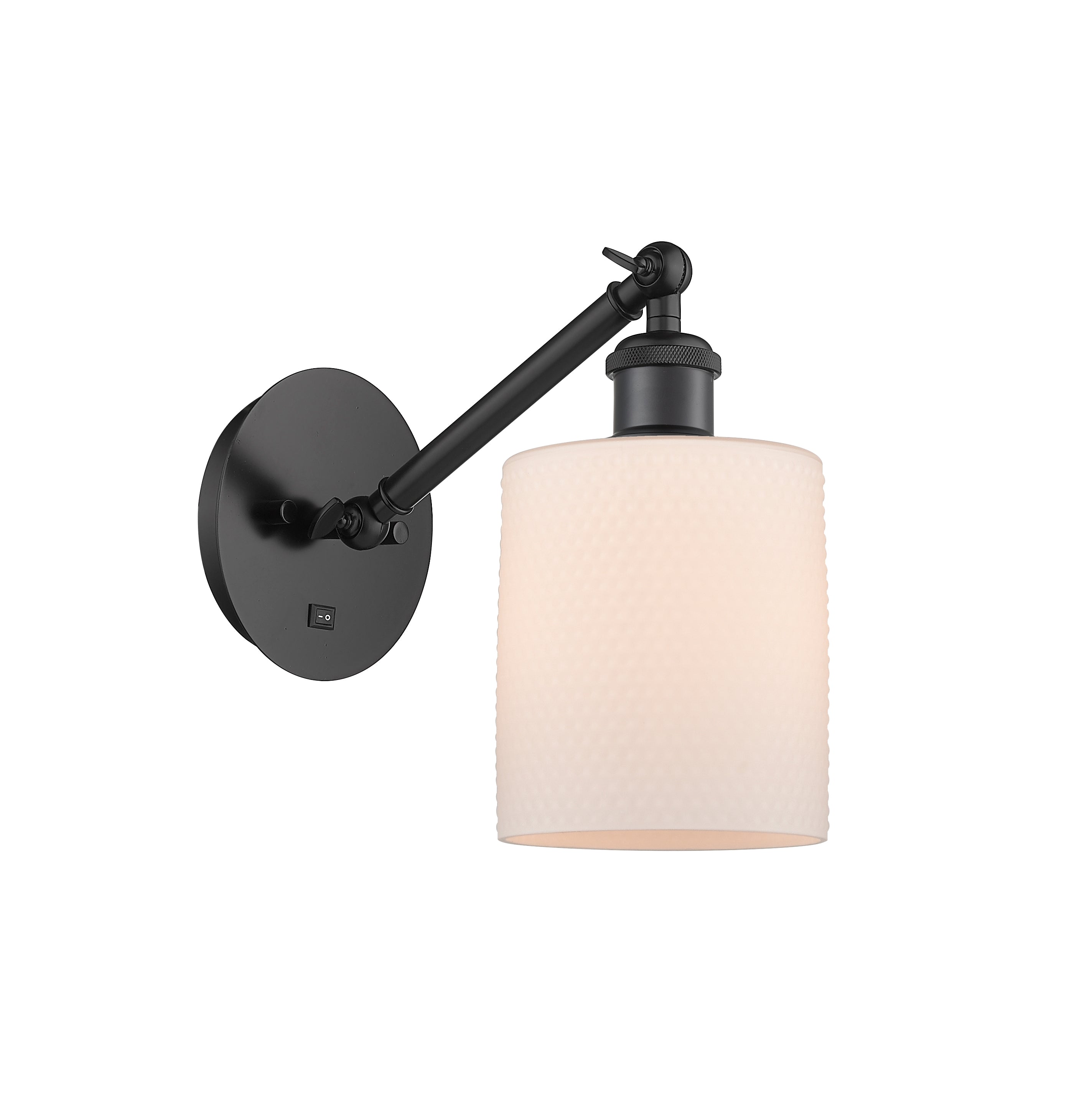 Ballston Sconce Cast Brass Steel Glass