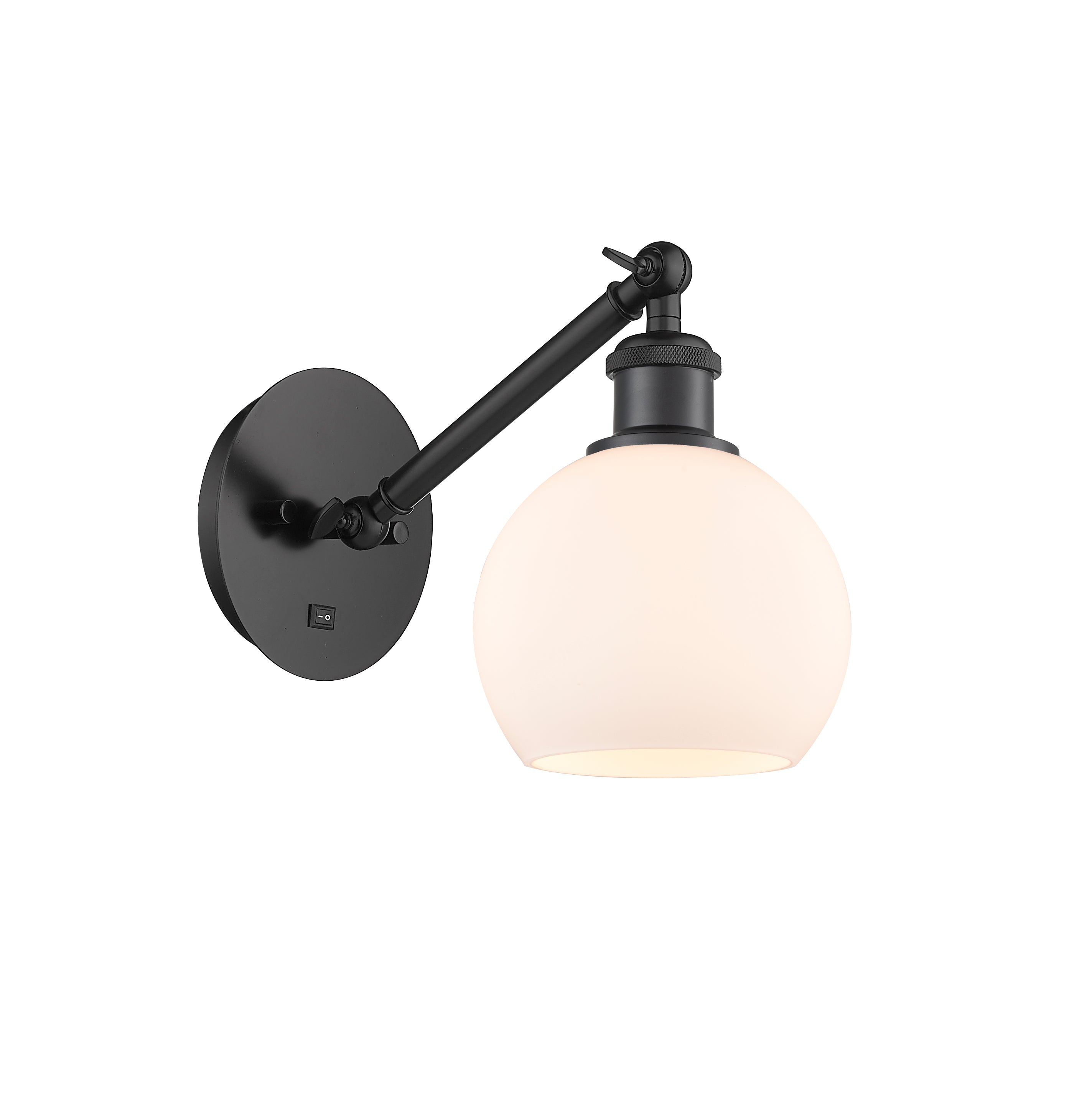 Ballston Sconce Cast Brass Steel Glass