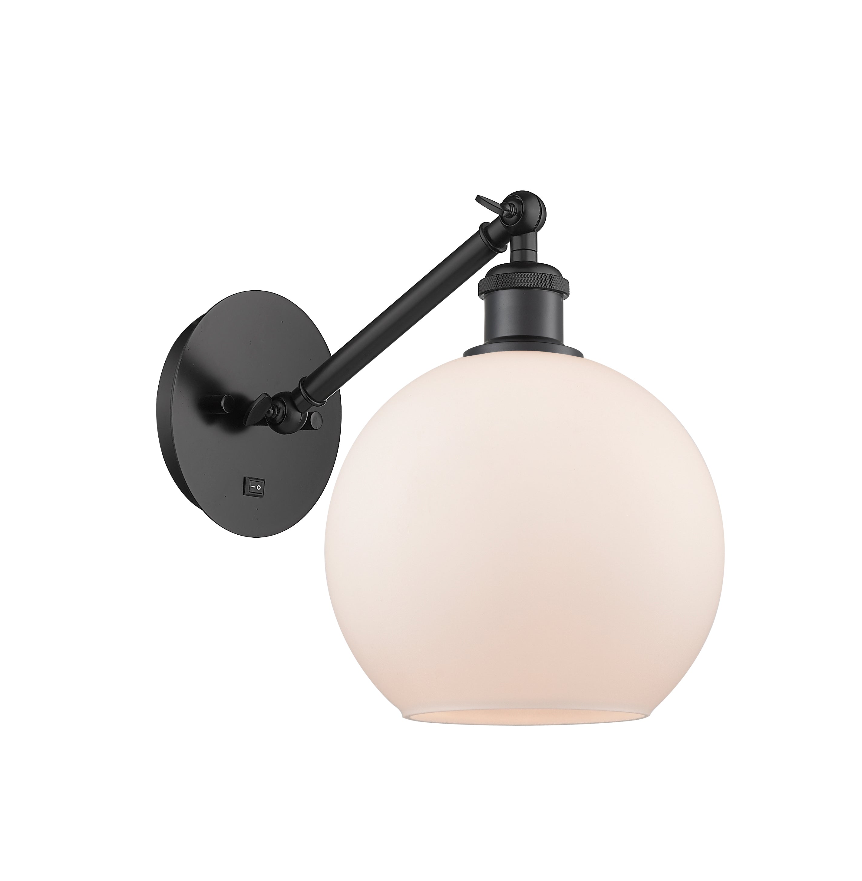 Ballston Sconce Cast Brass Steel Glass