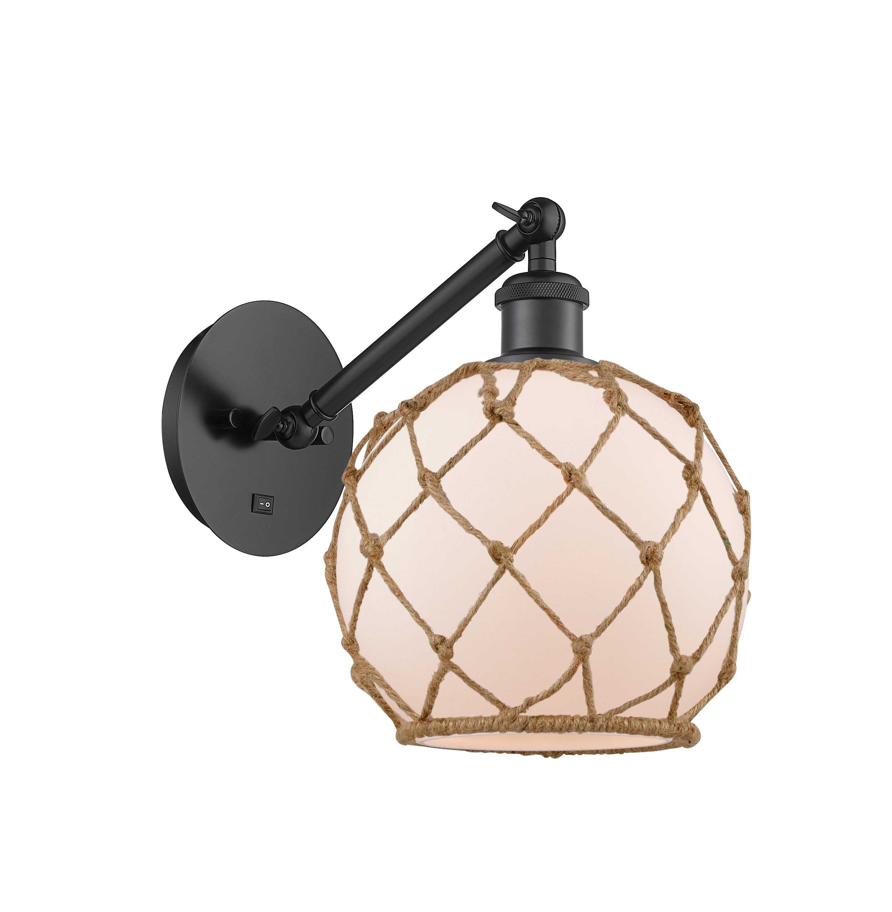 Ballston Sconce Cast Brass Steel Glass