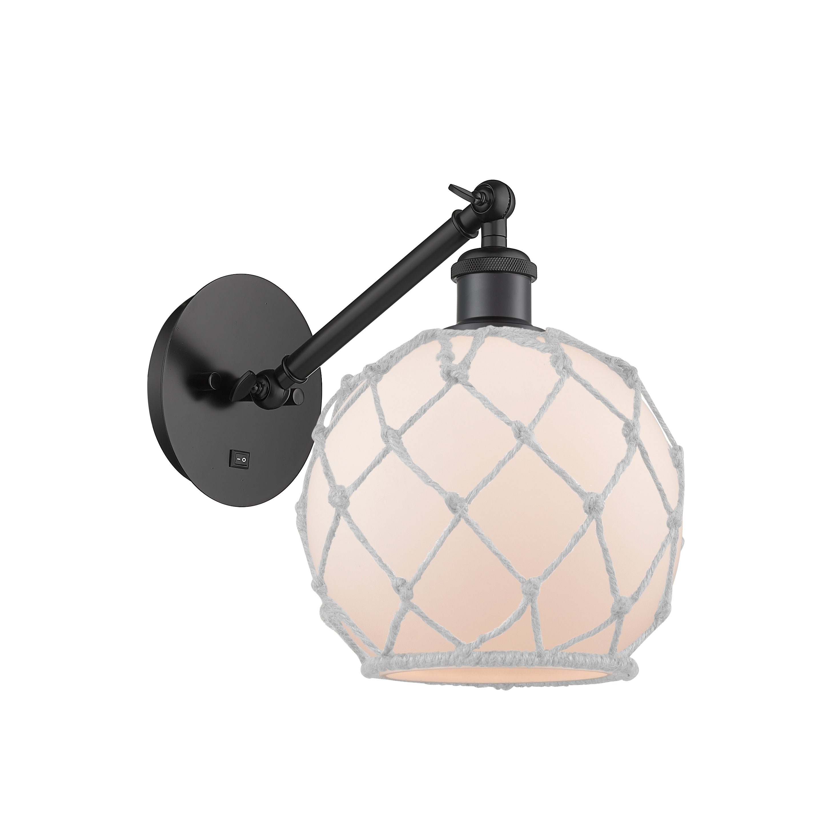 Ballston Sconce Cast Brass Steel Glass