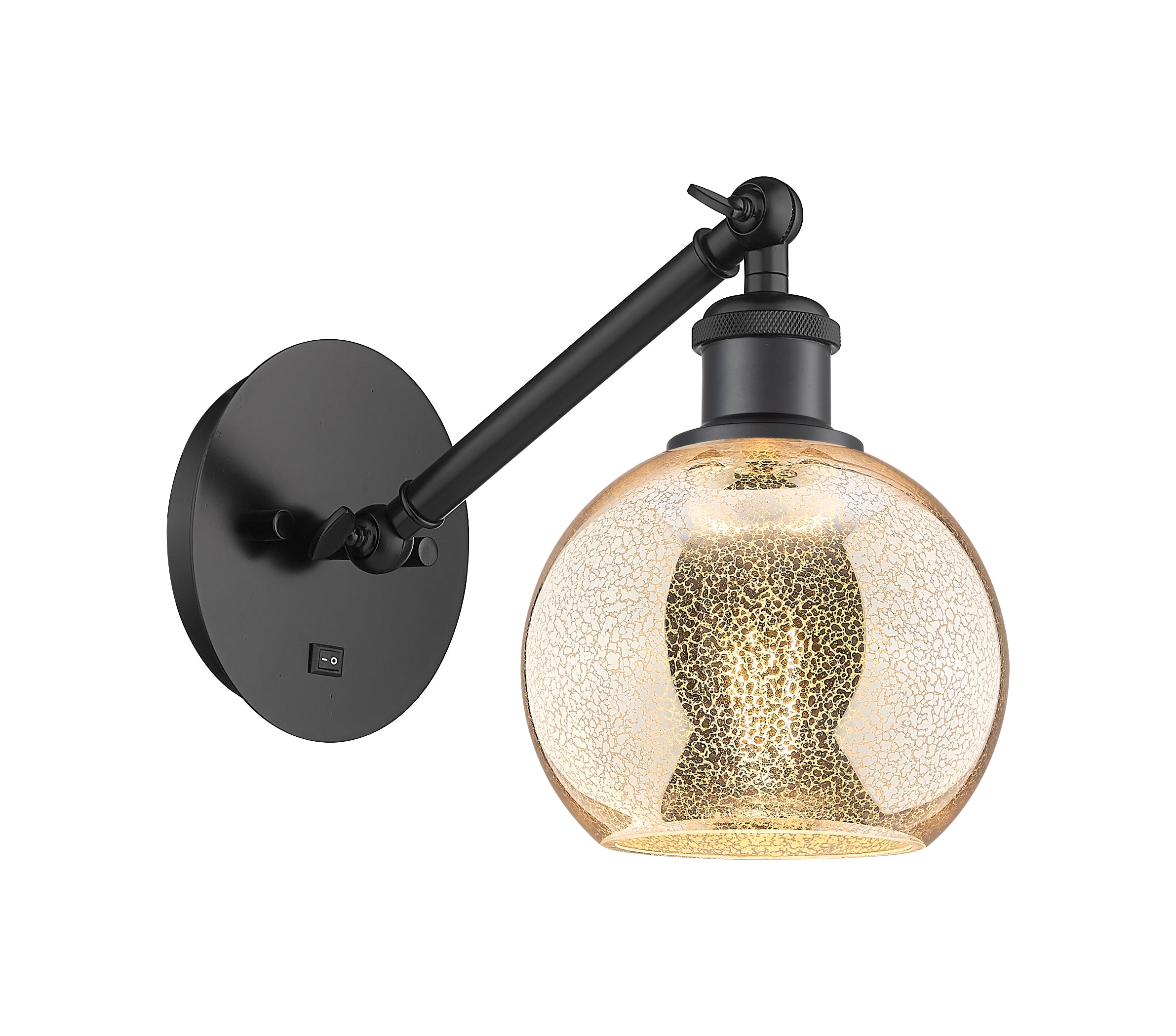 Ballston Sconce Cast Brass Steel Glass
