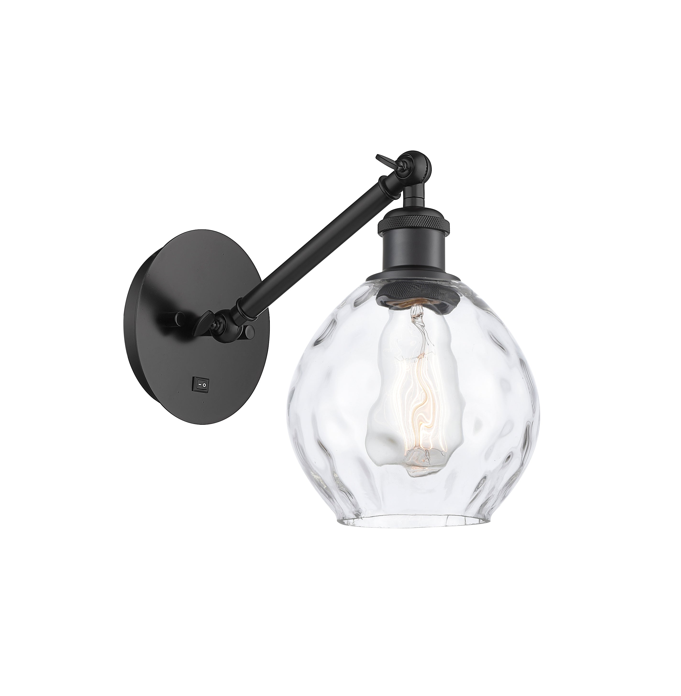 Ballston Sconce Cast Brass Steel Glass