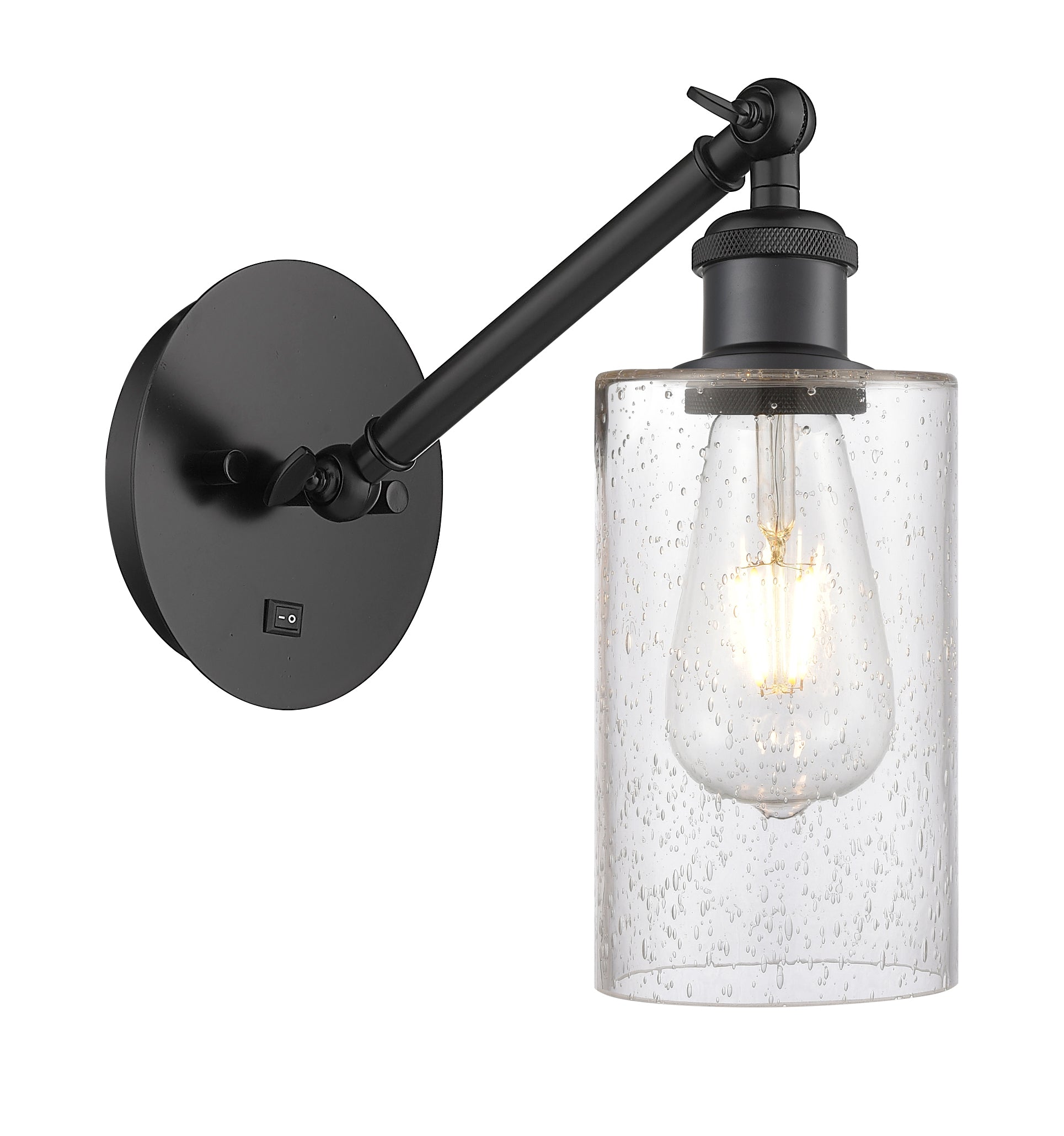 Ballston Sconce Cast Brass Steel Glass