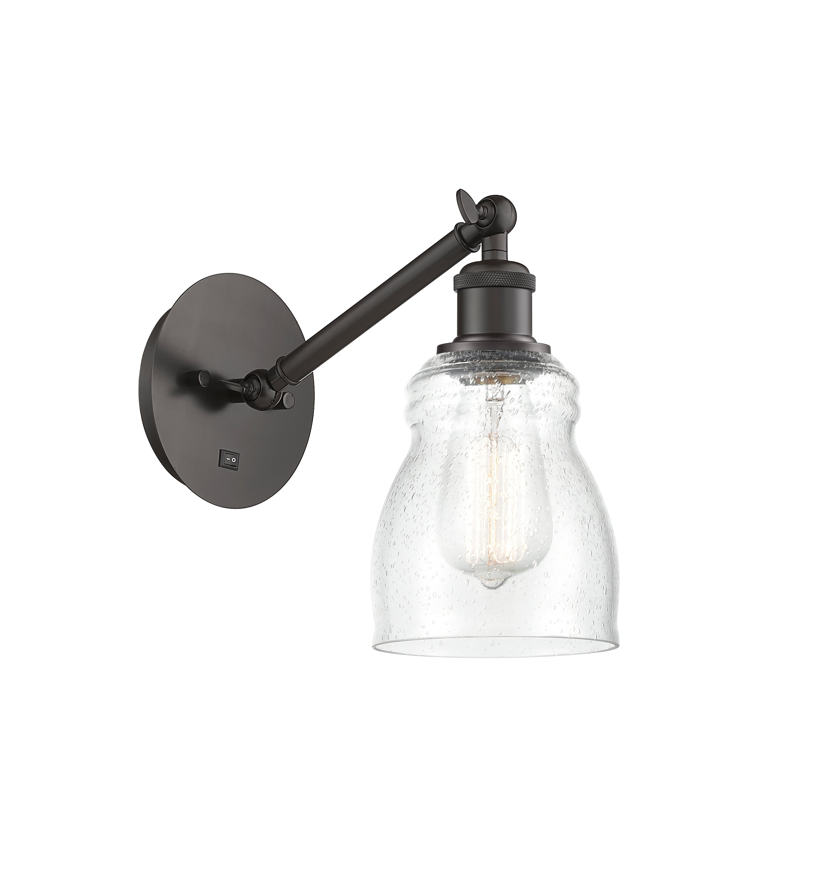 Ballston Sconce Cast Brass Glass Steel