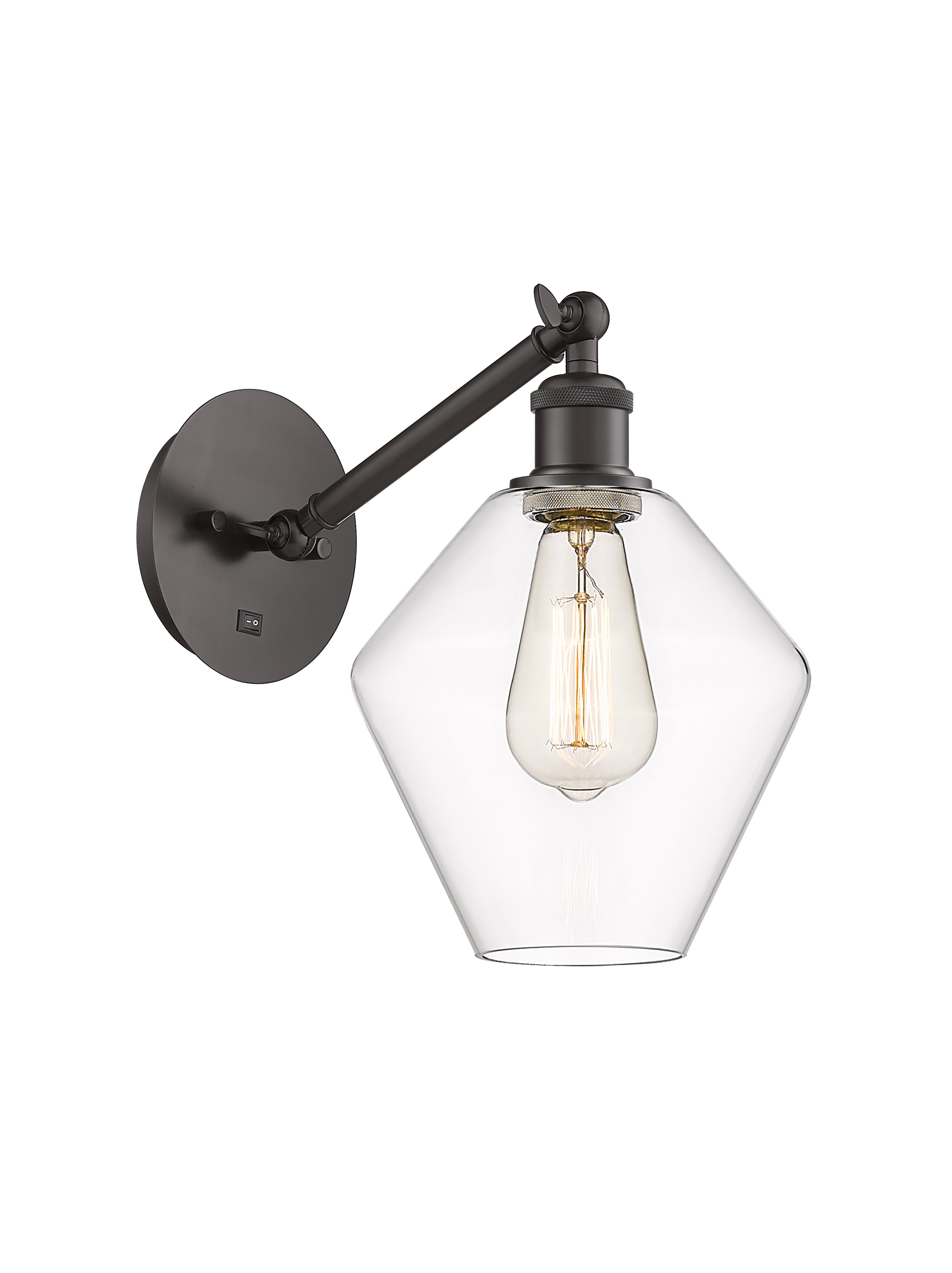 Ballston Sconce Cast Brass Glass Steel