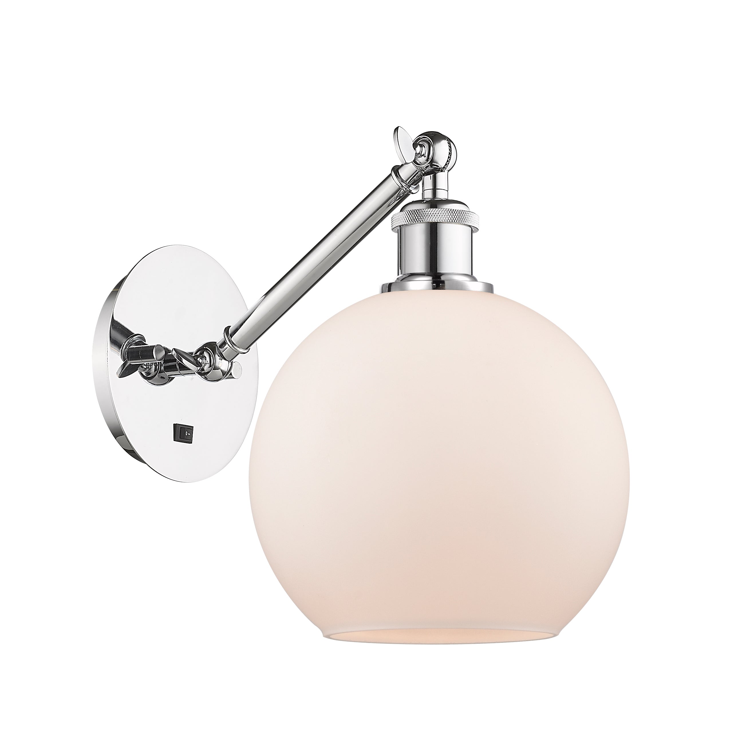 Ballston Sconce Cast Brass Steel Glass