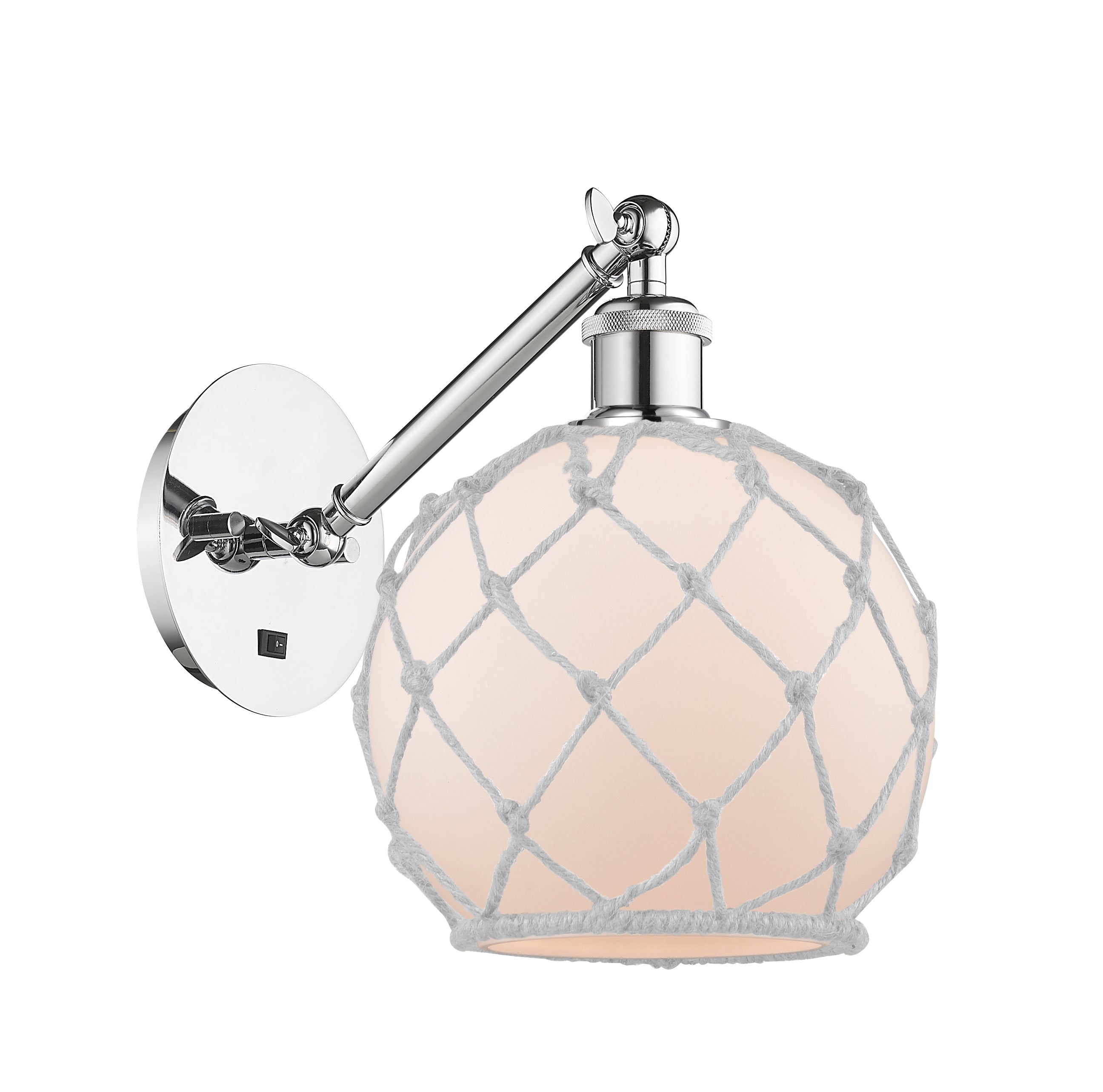 Ballston Sconce Cast Brass Steel Glass