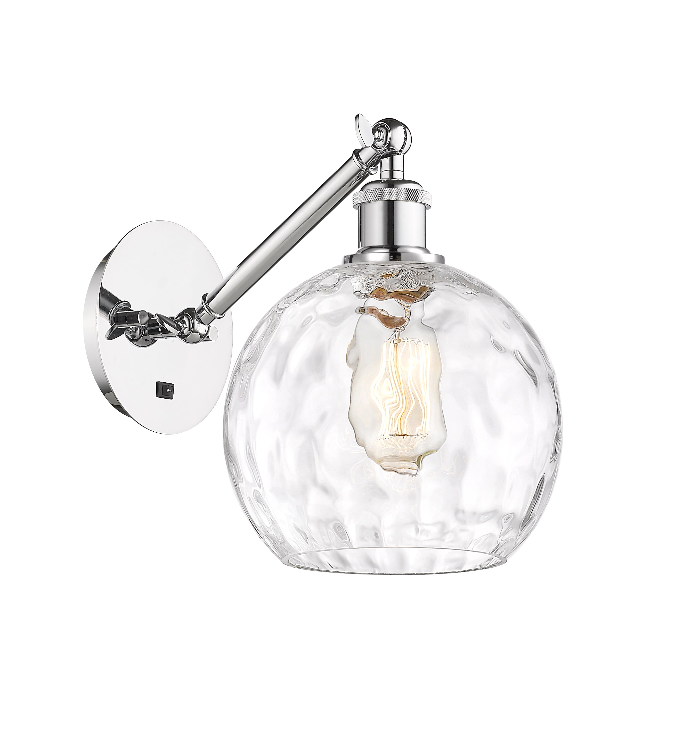 Ballston Sconce Cast Brass Glass Steel