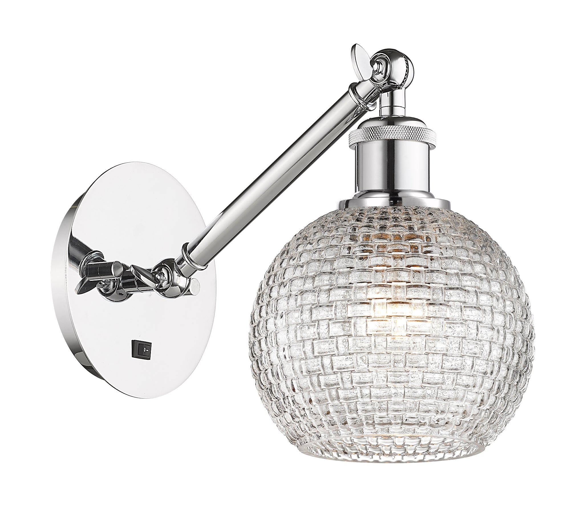 Ballston Sconce Cast Brass Glass Steel