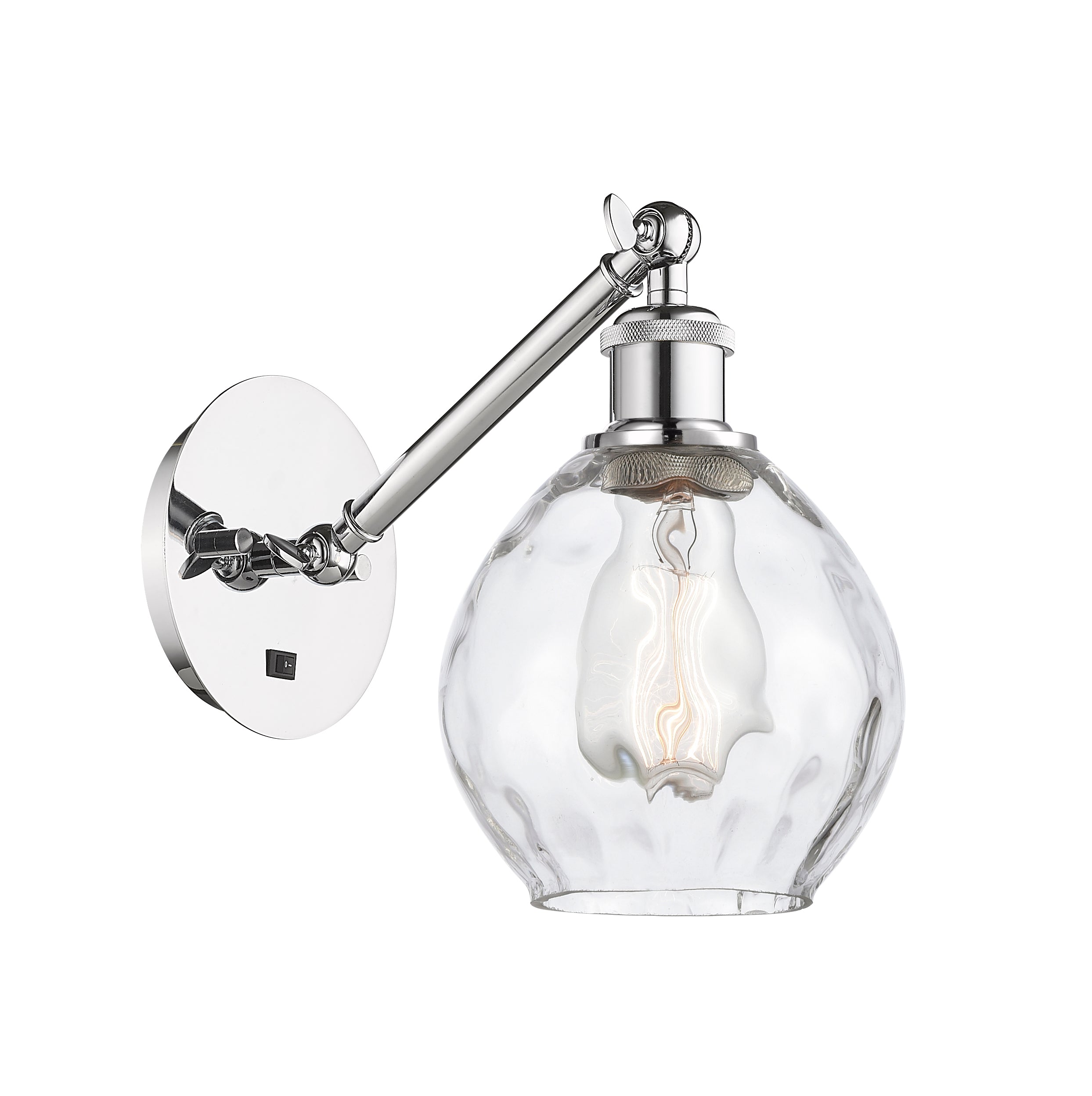 Ballston Sconce Cast Brass Steel Glass