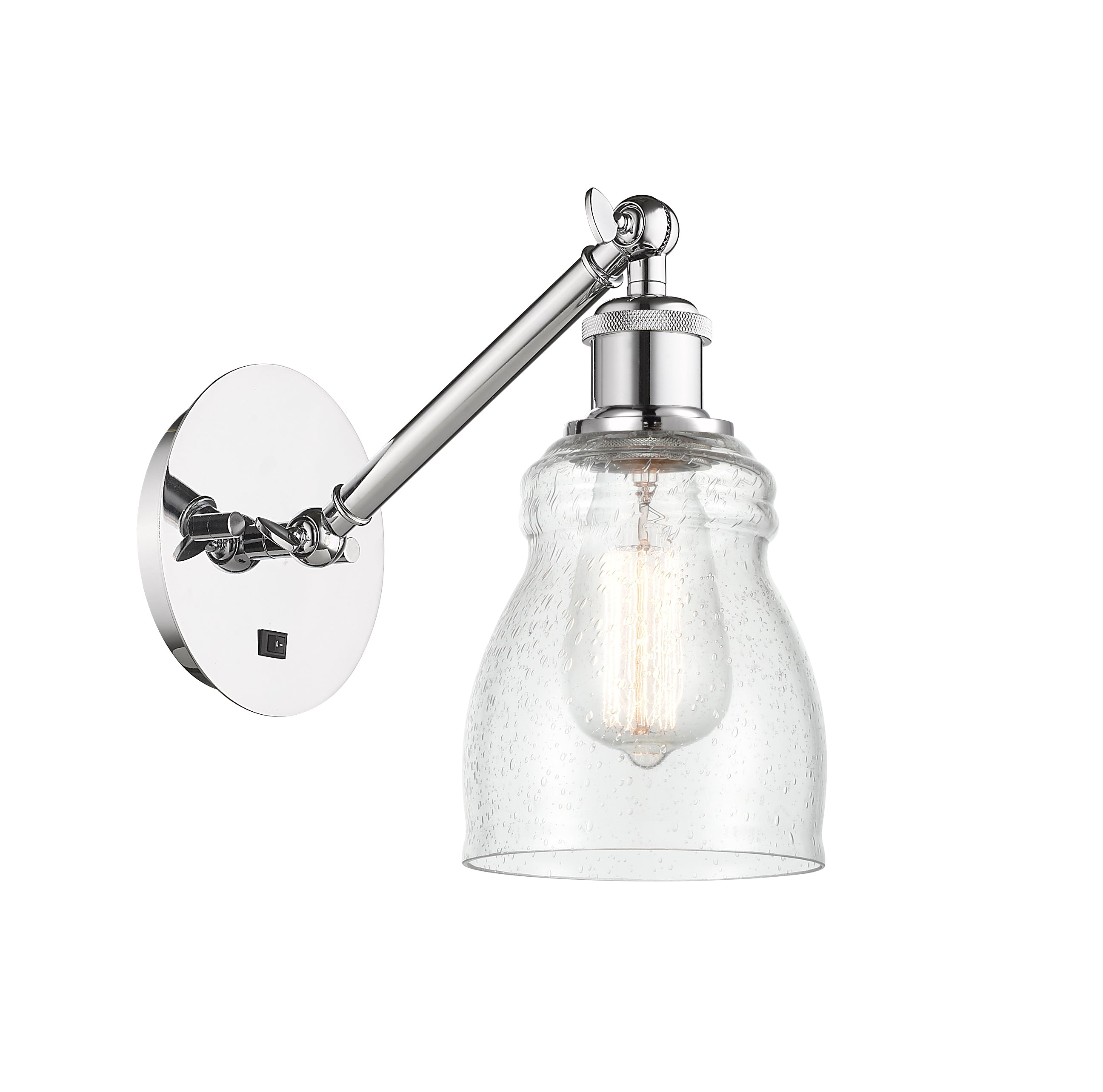 Ballston Sconce Cast Brass Glass Steel