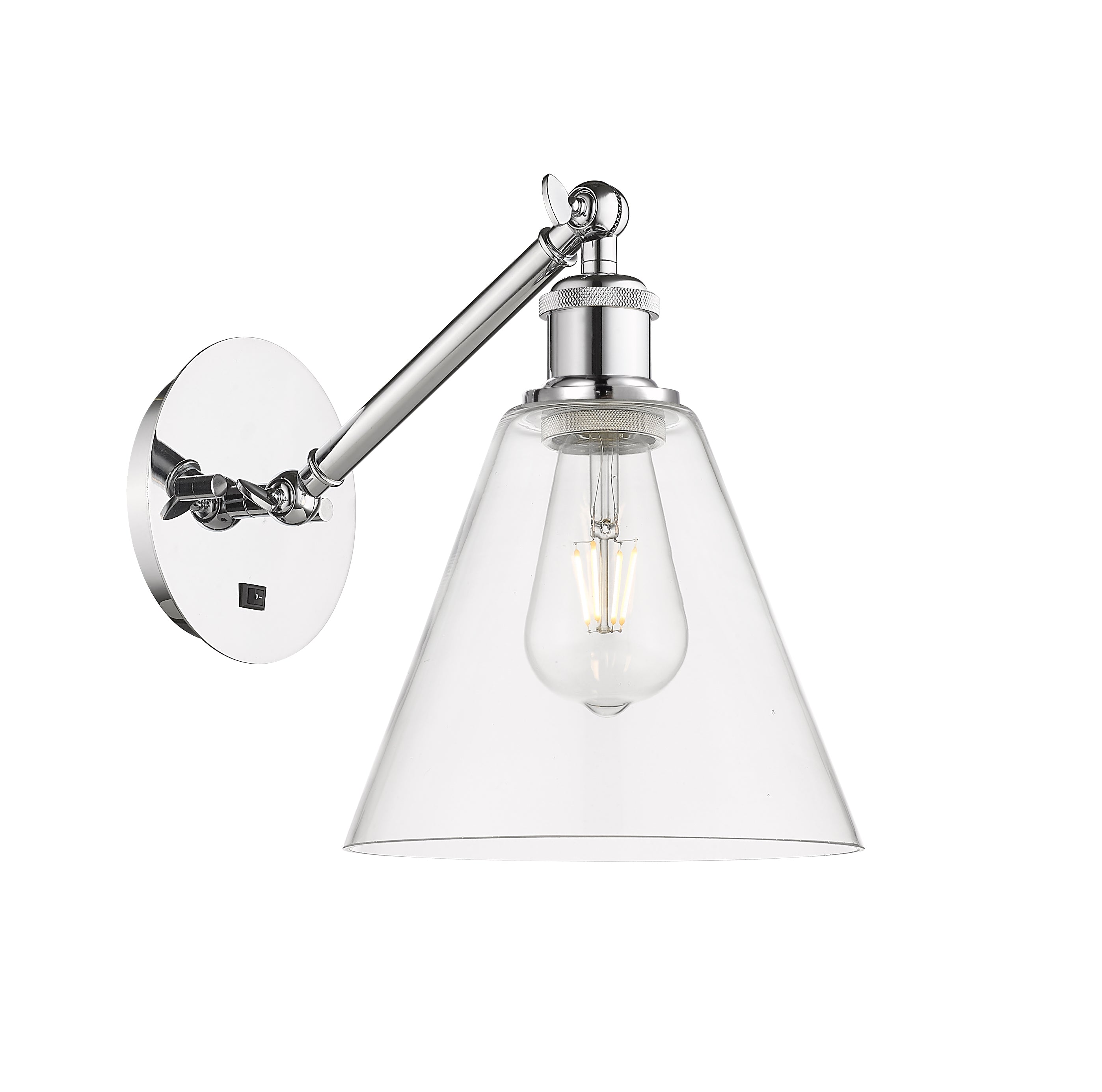 Ballston Sconce Cast Brass 6.5 Inch Width