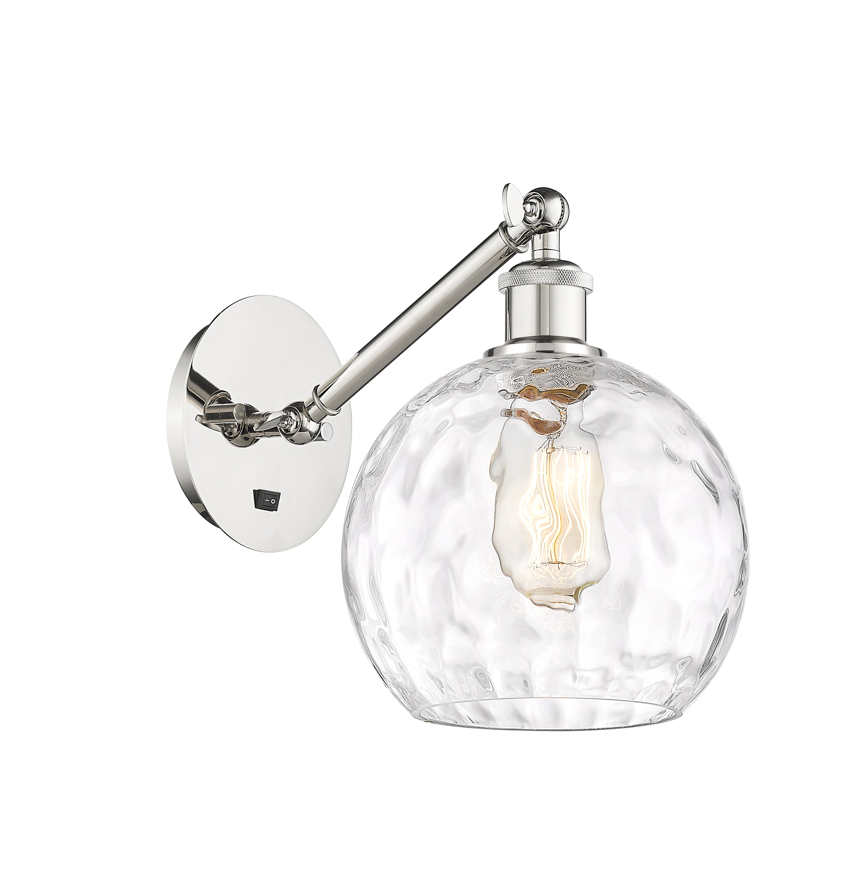 Ballston Sconce Cast Brass Glass Steel
