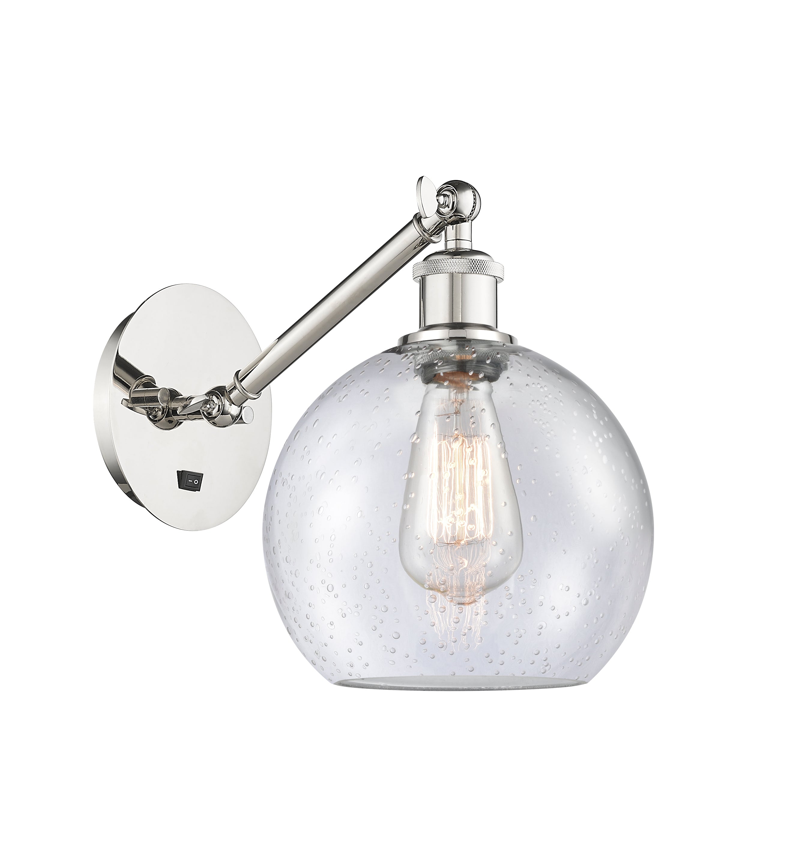 Ballston Sconce Cast Brass Steel Glass