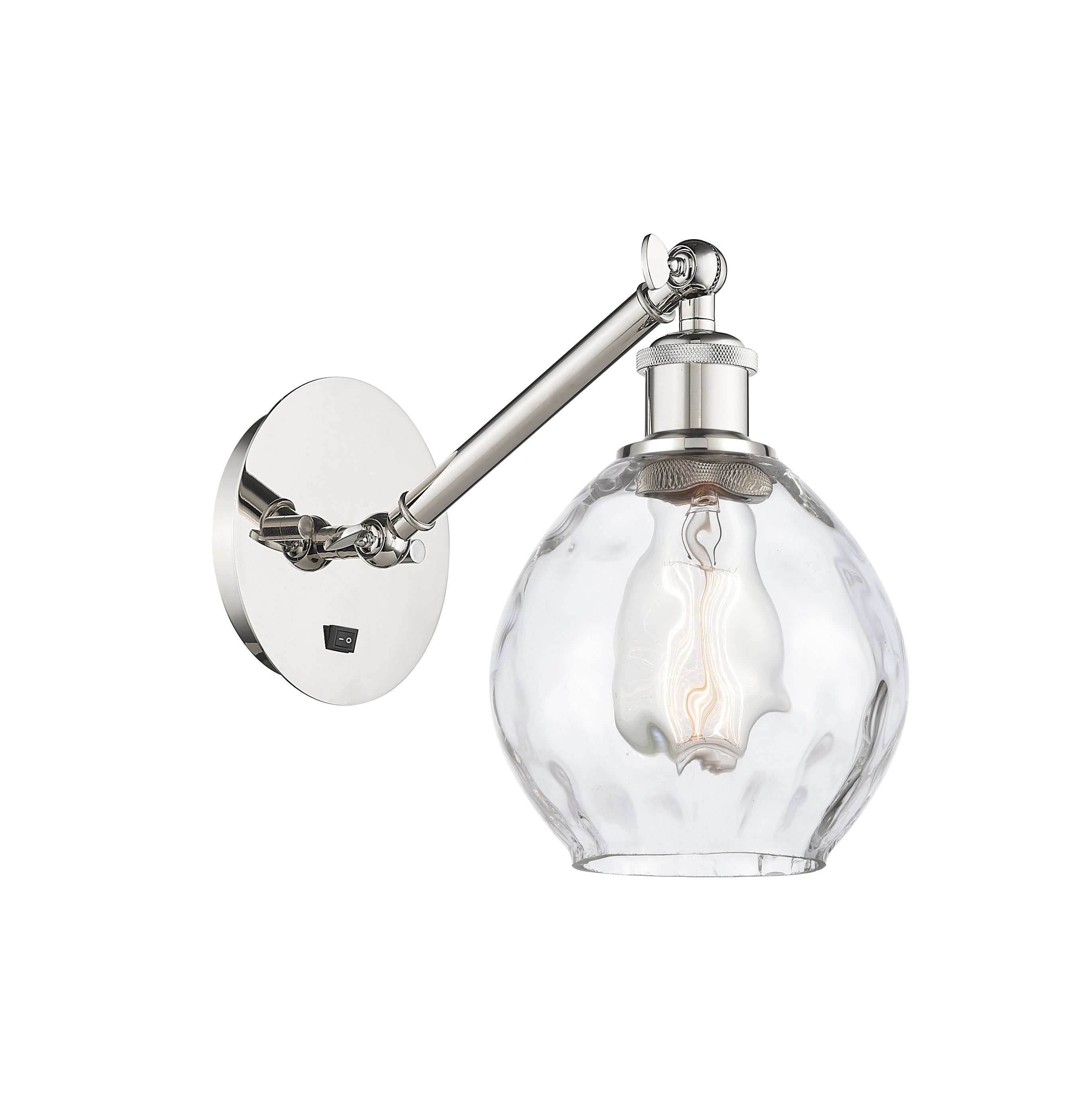 Ballston Sconce Cast Brass Steel Glass