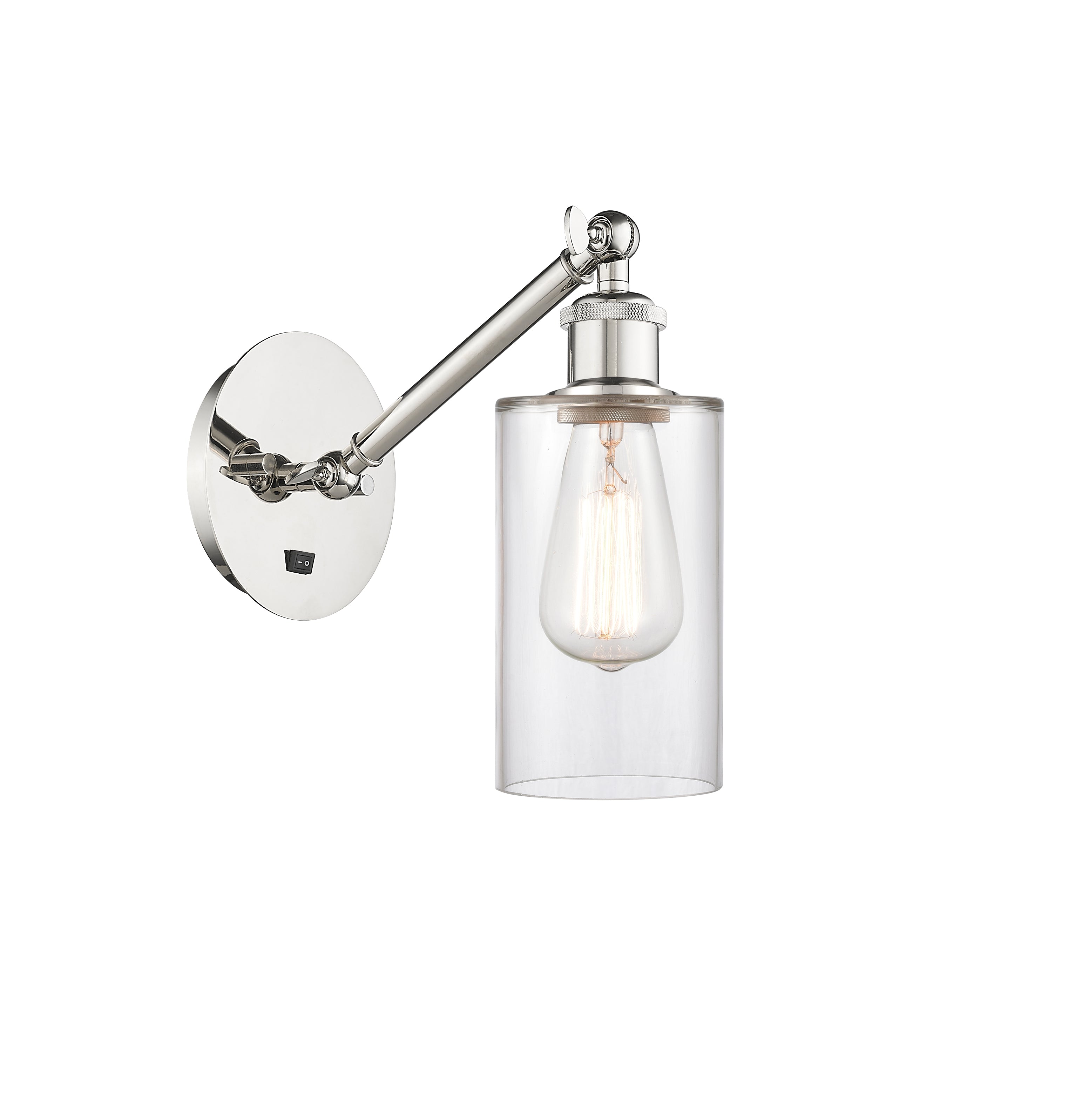 Ballston Sconce Cast Brass Steel Glass