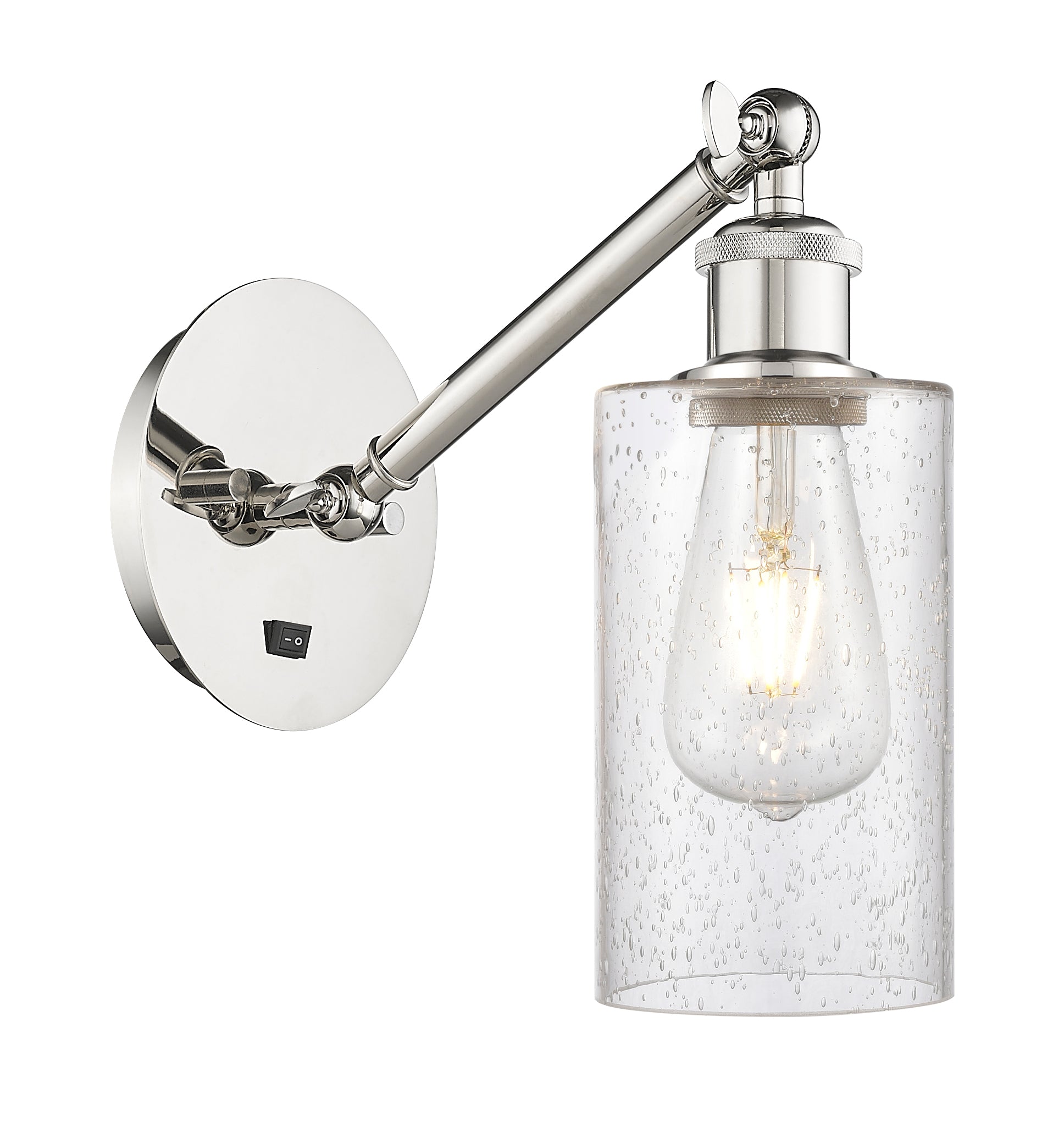 Ballston Sconce Cast Brass Steel Glass