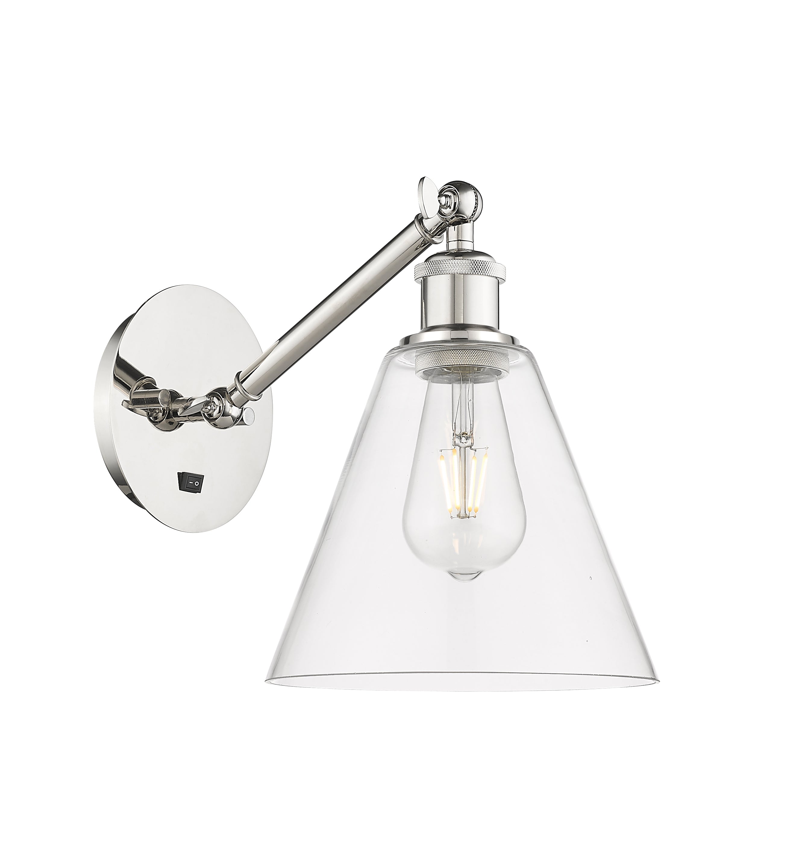 Ballston Sconce Cast Brass 6.5 Inch Width