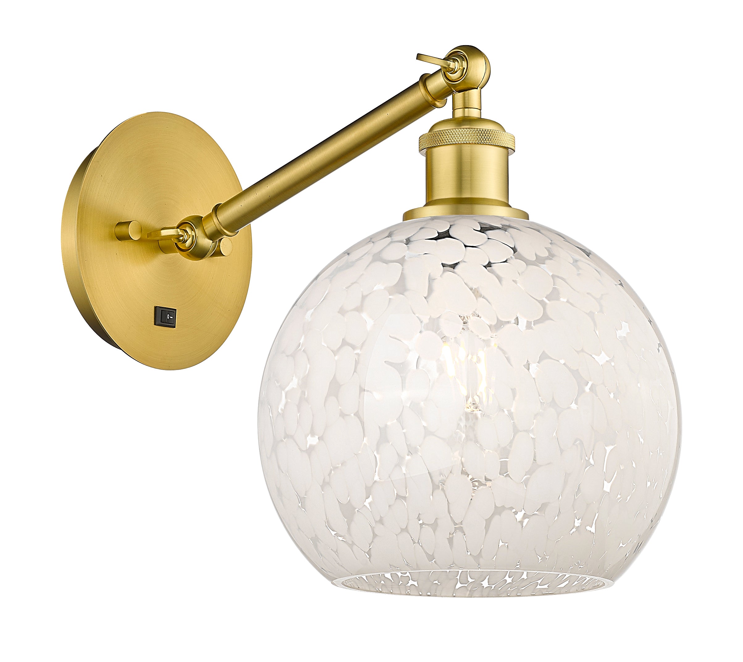 Ballston Sconce Cast Brass 8 Inch Height