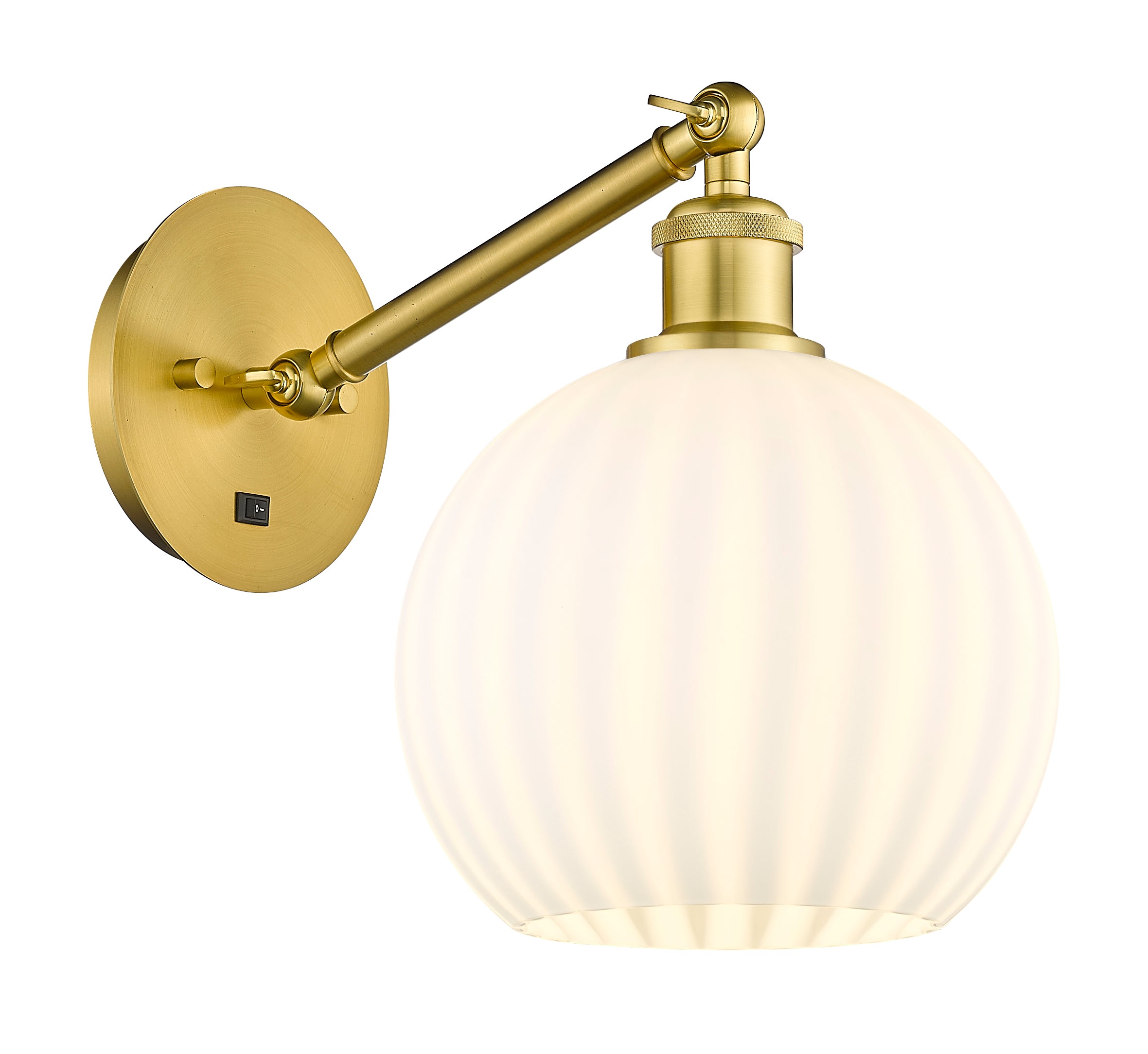 Ballston Sconce Cast Brass 8 Inch