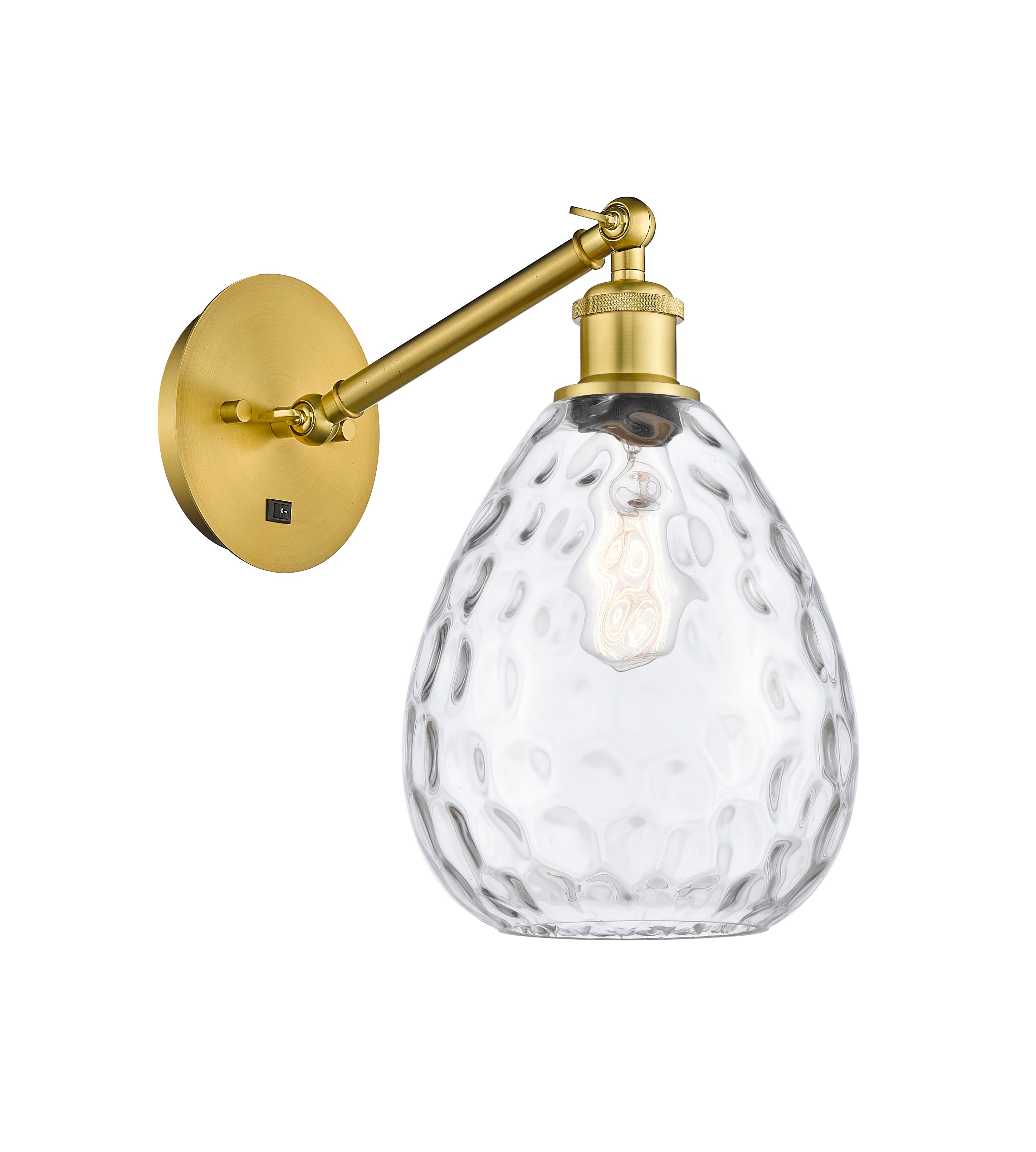 Ballston Sconce Cast Brass Glass Steel