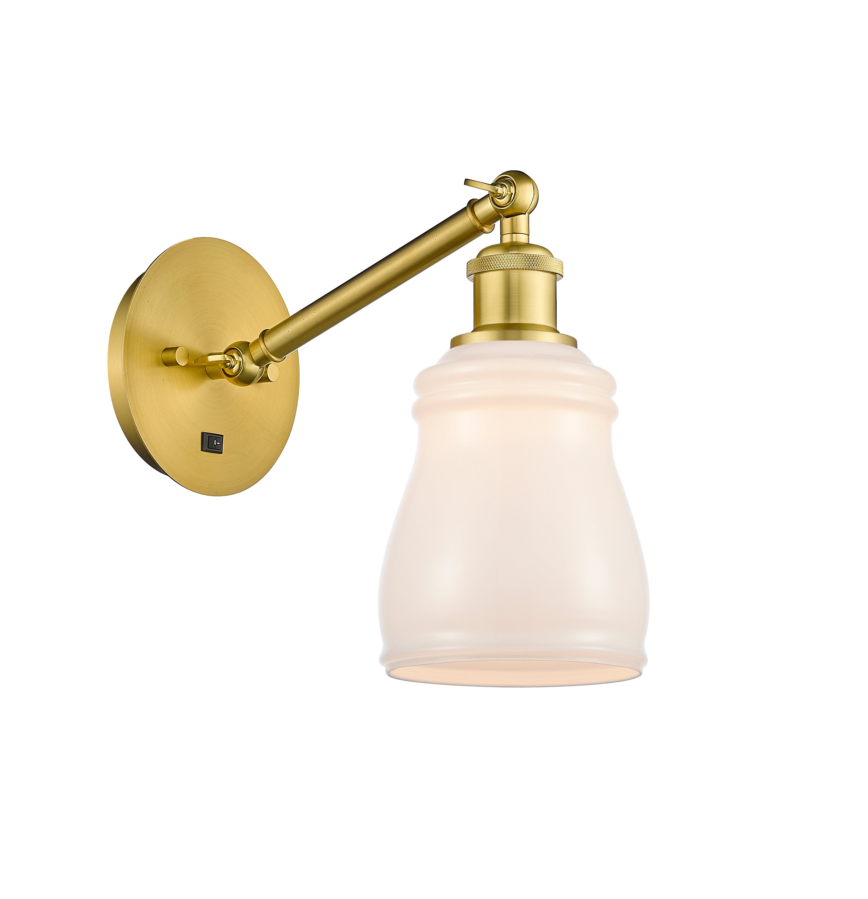 Ballston Sconce Cast Brass Glass Steel