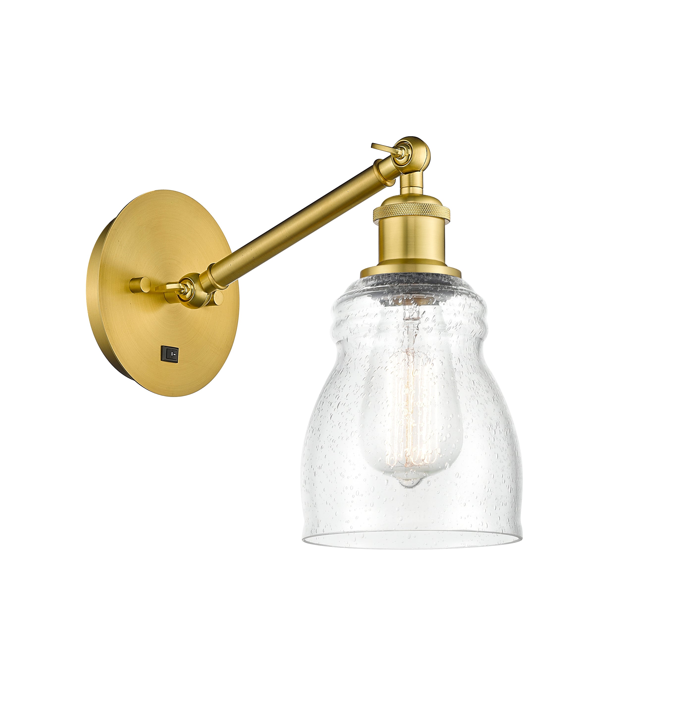 Ballston Sconce Cast Brass Glass Steel