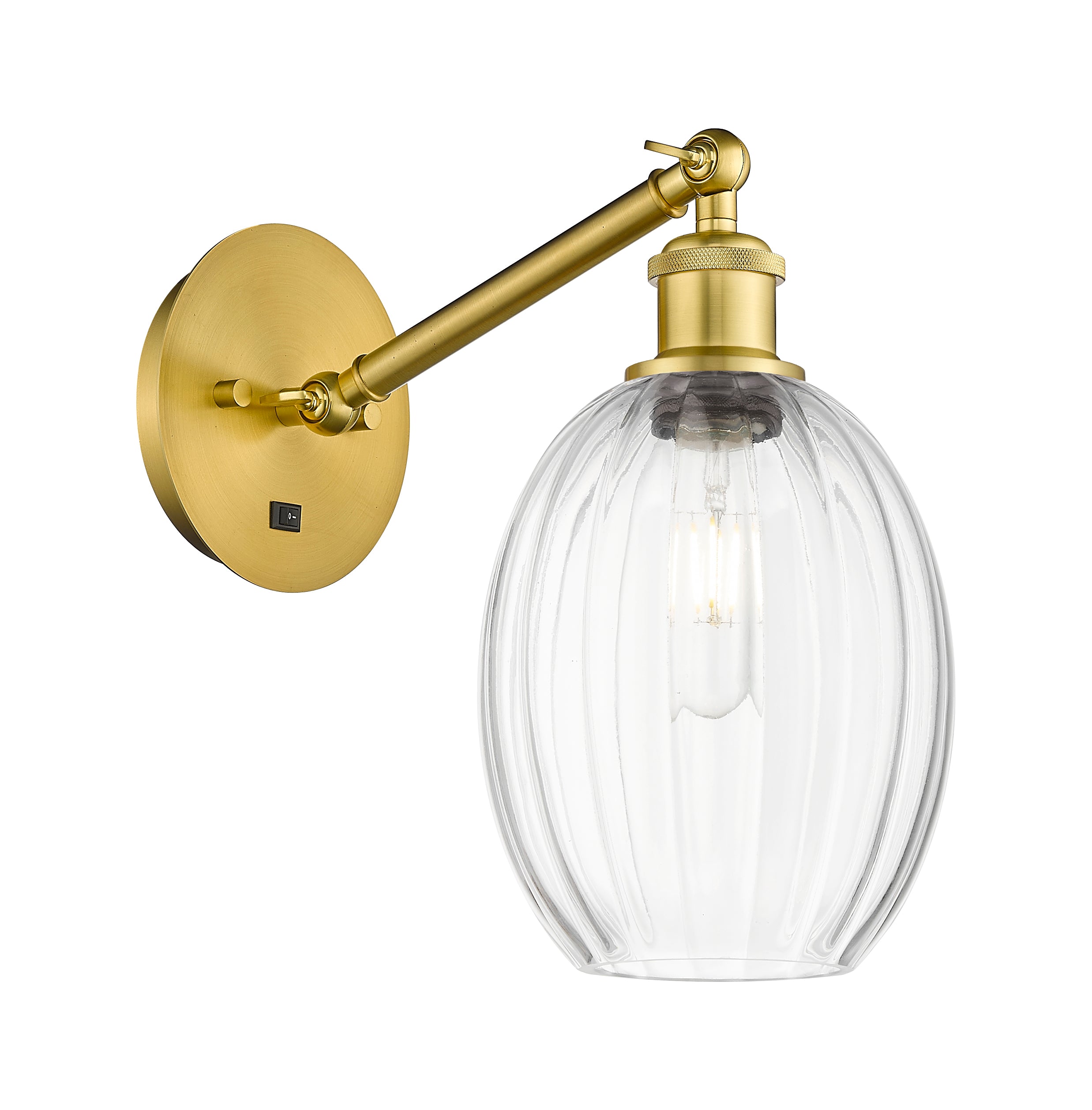 Ballston Sconce Cast Brass 8.5 Inches