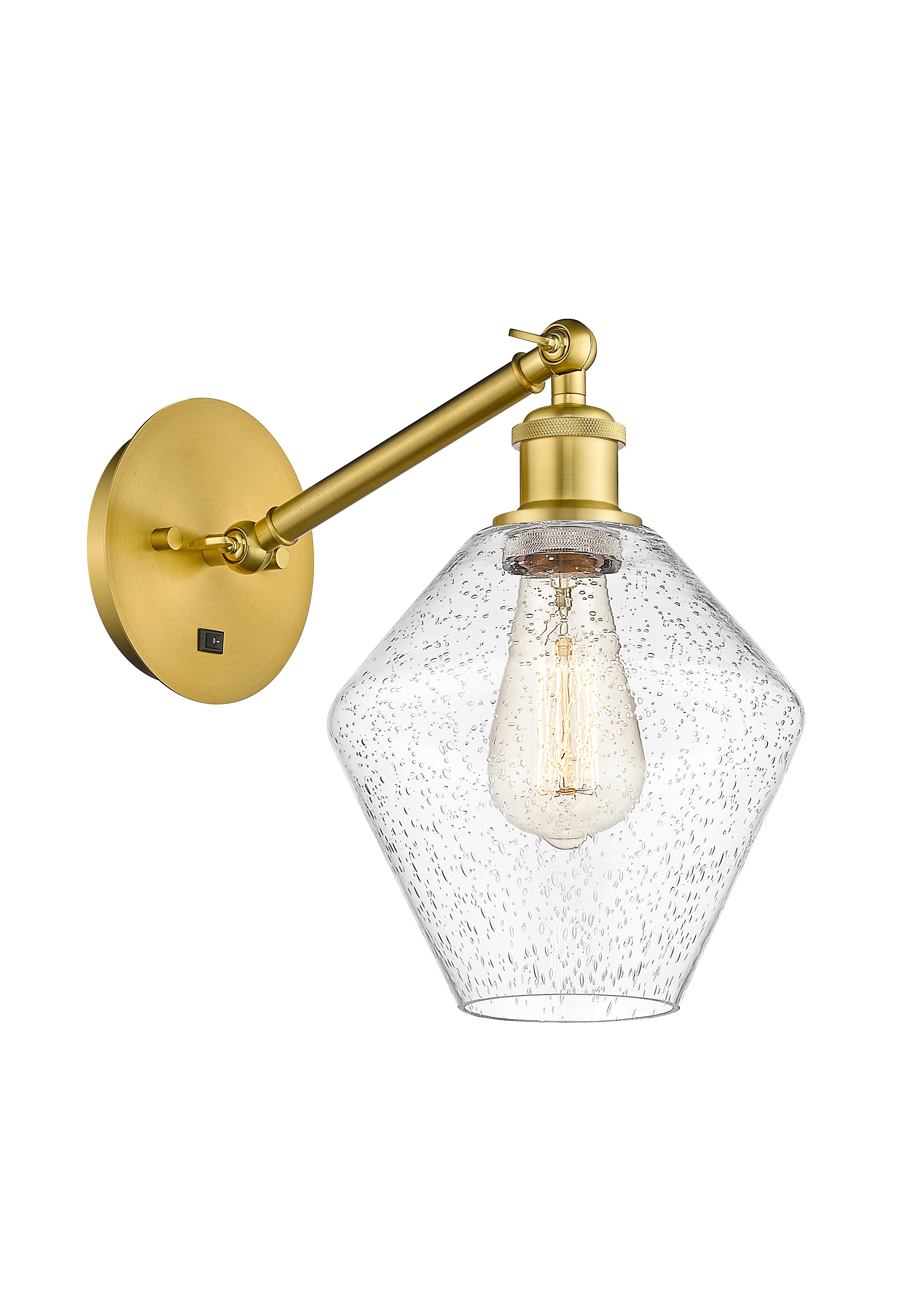 Ballston Sconce Cast Brass Glass Steel