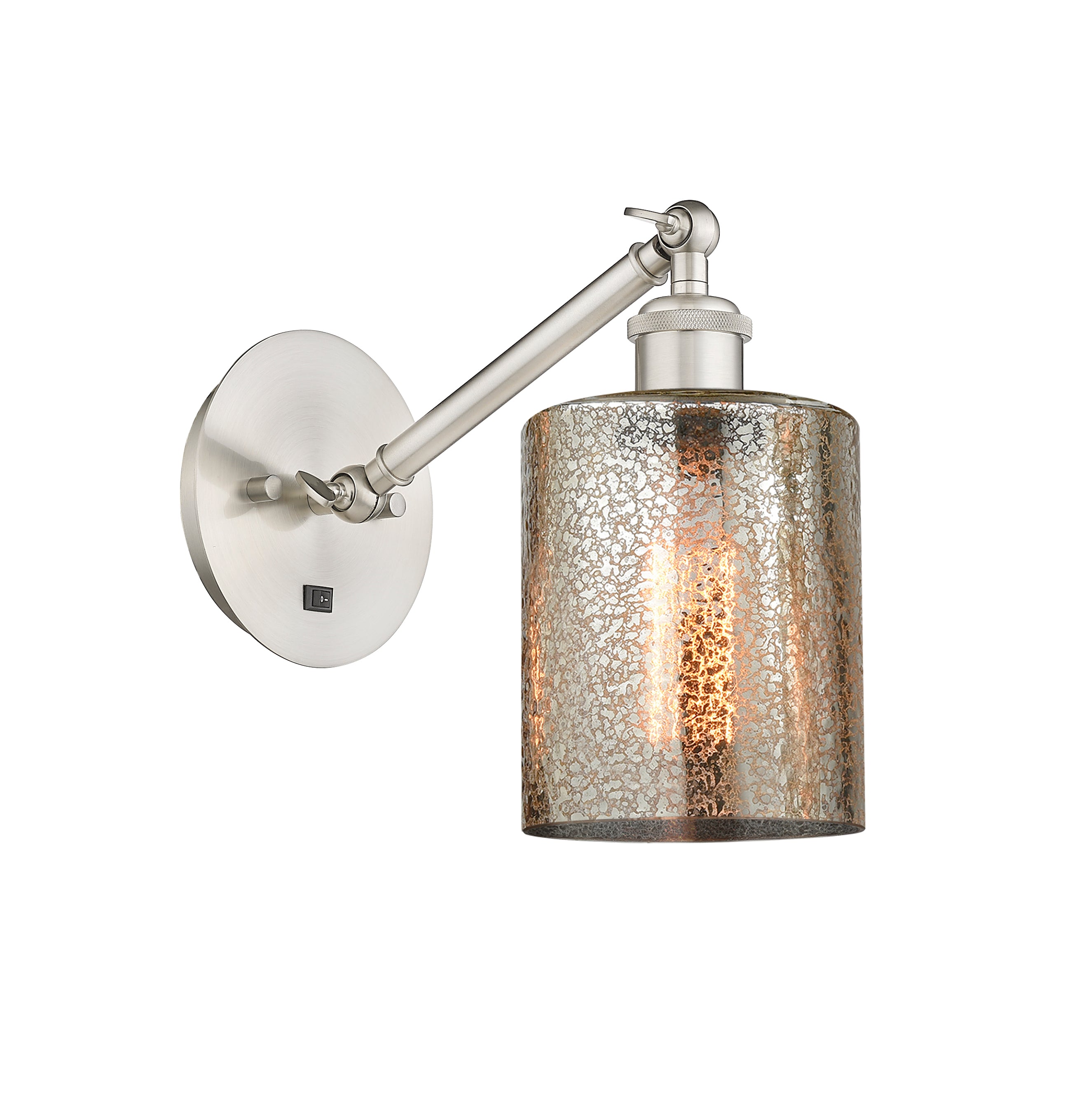 Ballston Sconce Cast Brass Steel Glass
