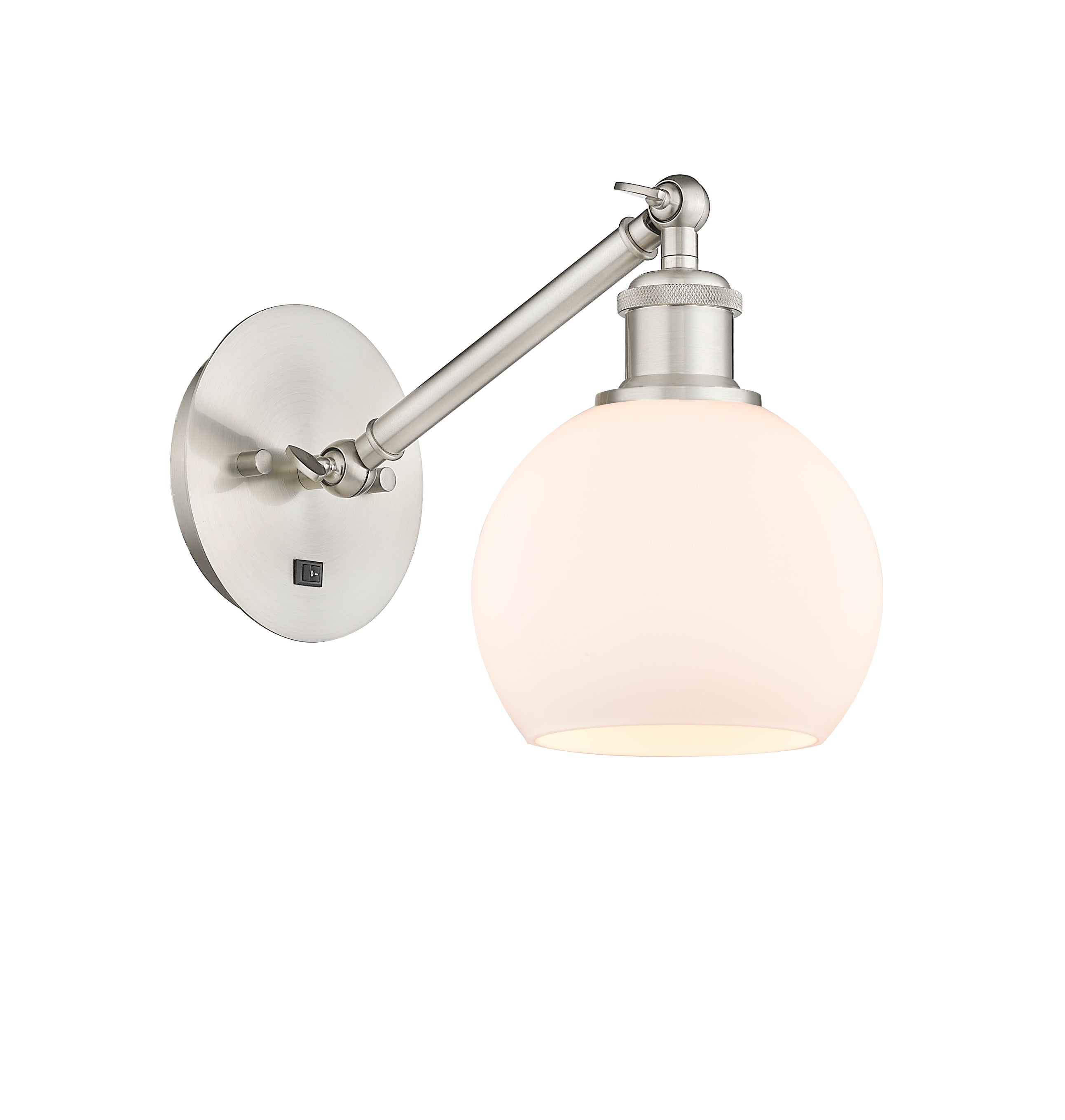 Ballston Sconce Cast Brass Steel Glass