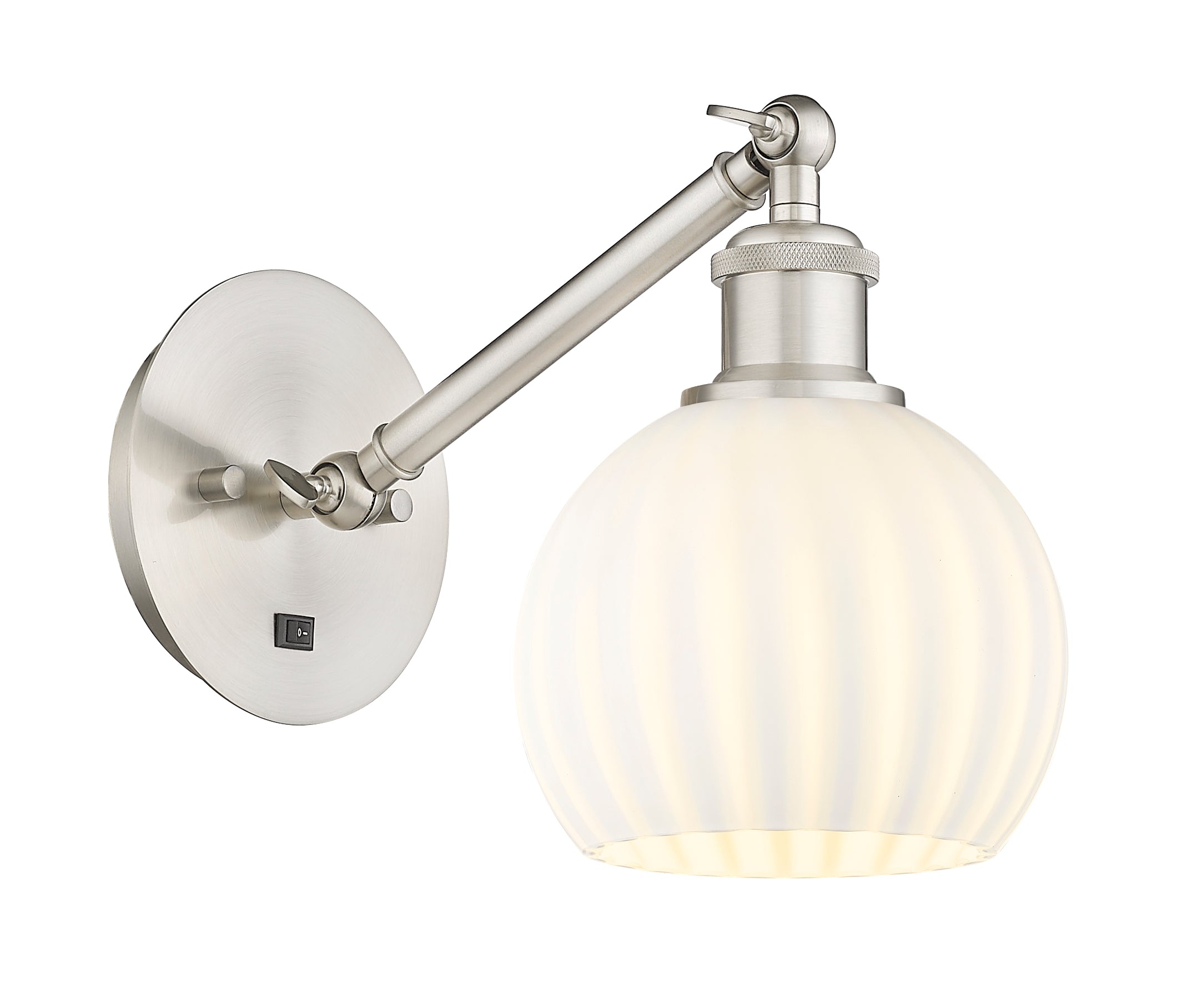 Ballston Sconce Cast Brass Glass Steel