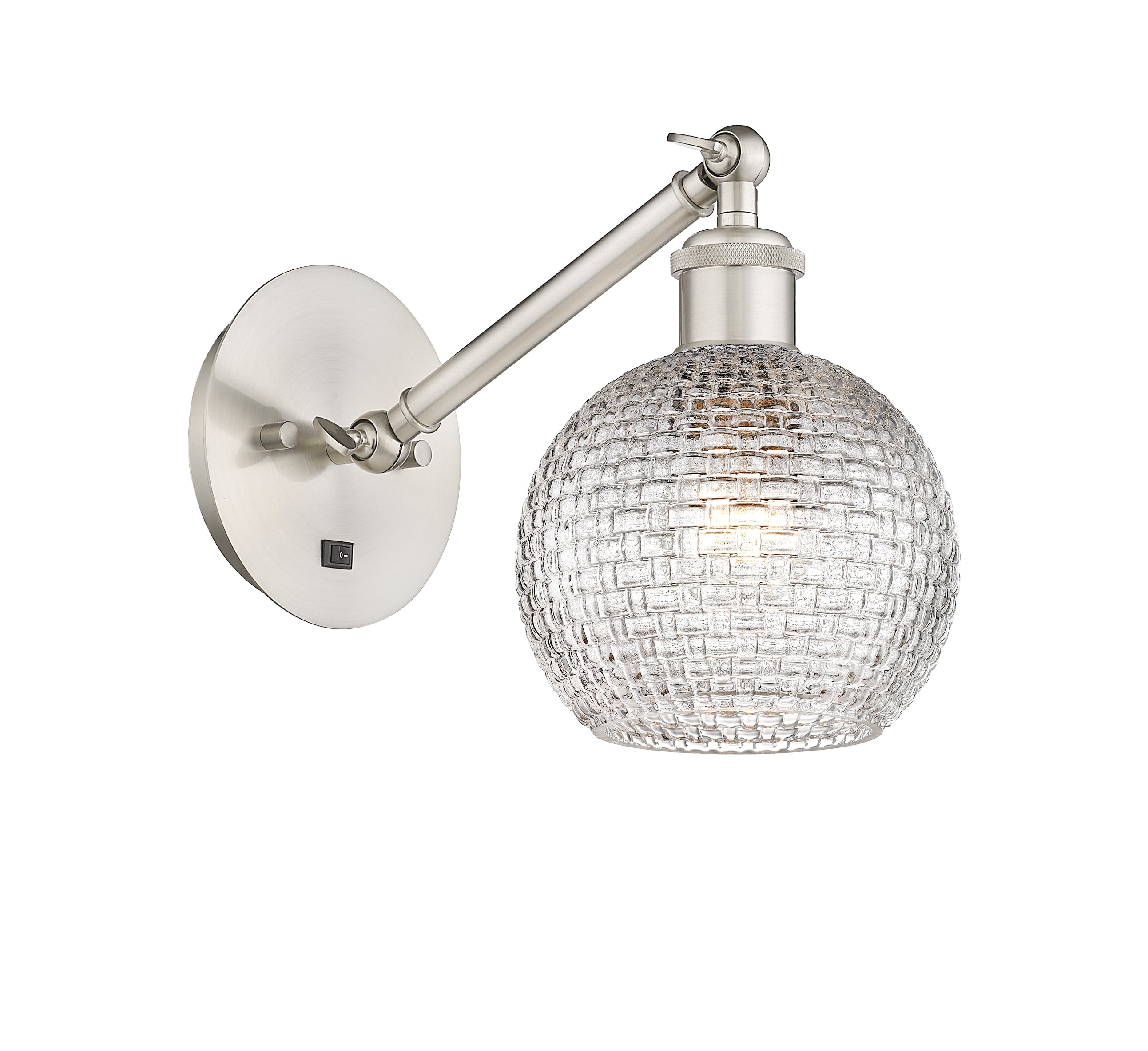 Ballston Sconce Cast Brass Glass Steel