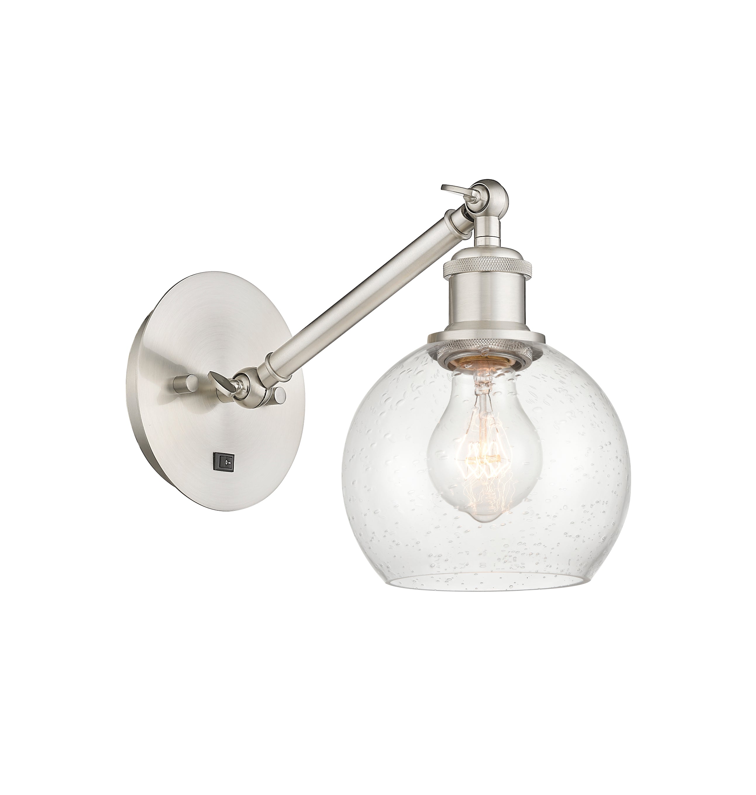 Ballston Sconce Cast Brass Steel Glass