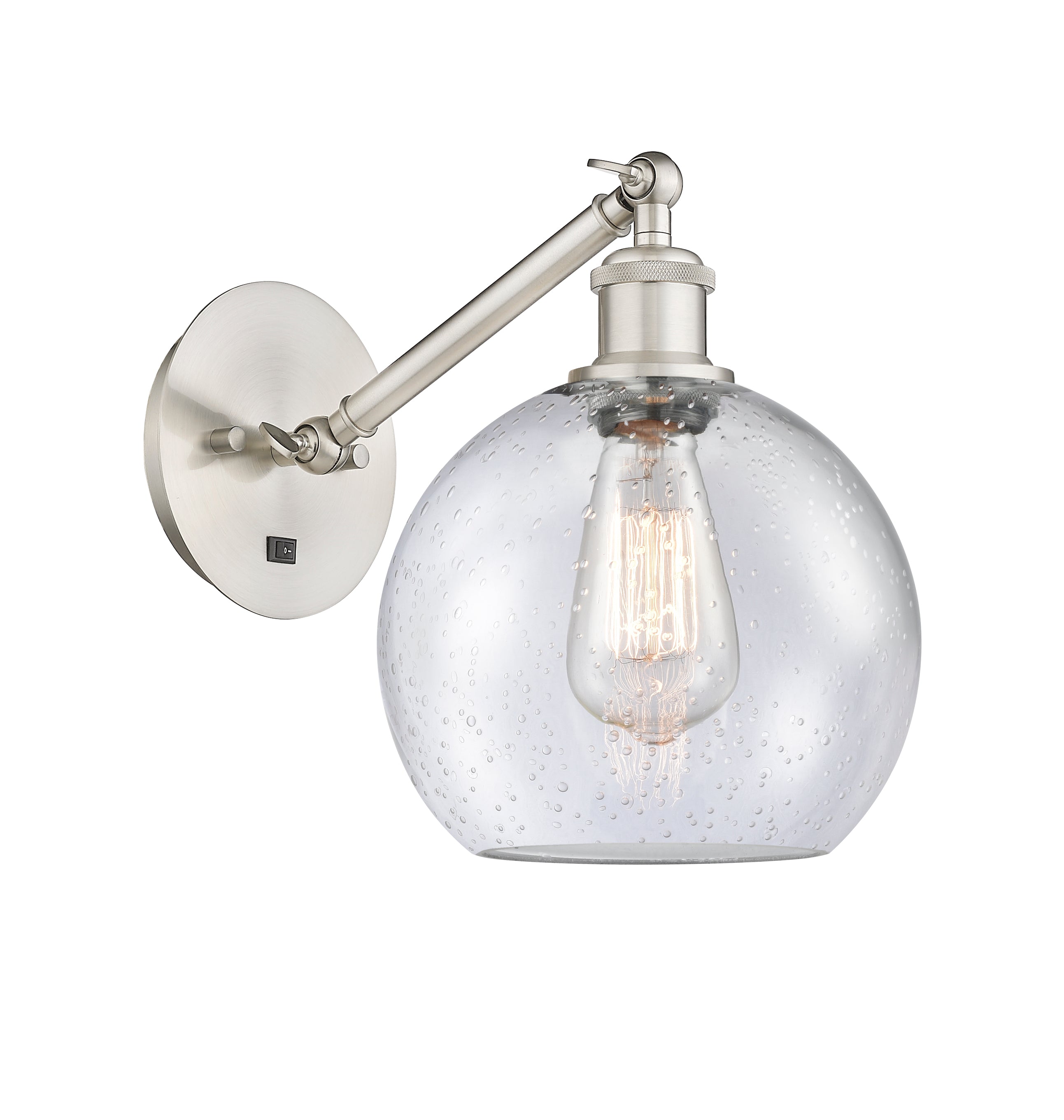 Ballston Sconce Cast Brass Steel Glass