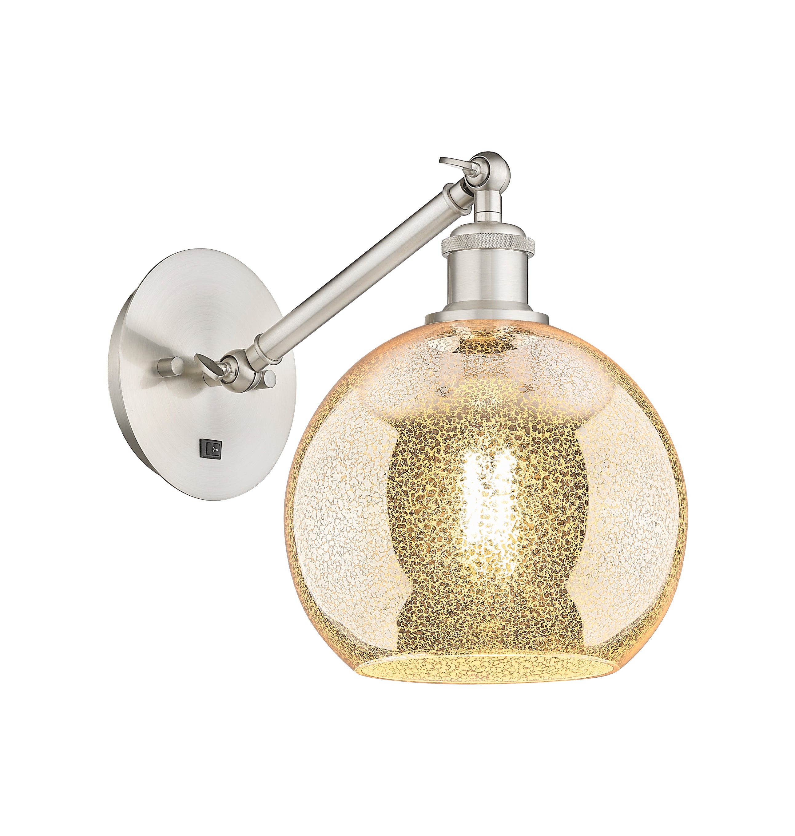 Ballston Sconce Cast Brass Steel Glass