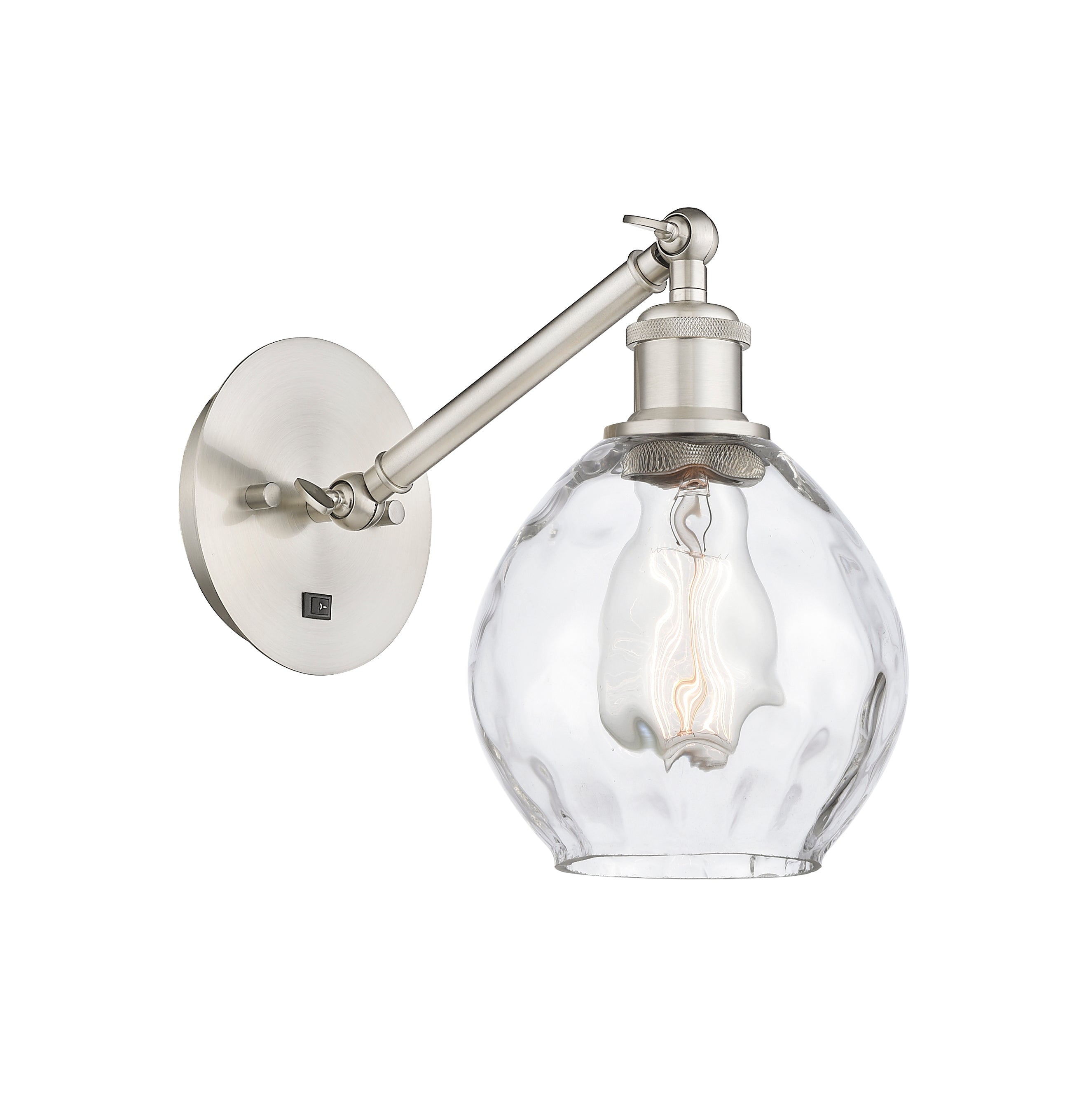 Ballston Sconce Cast Brass Steel Glass