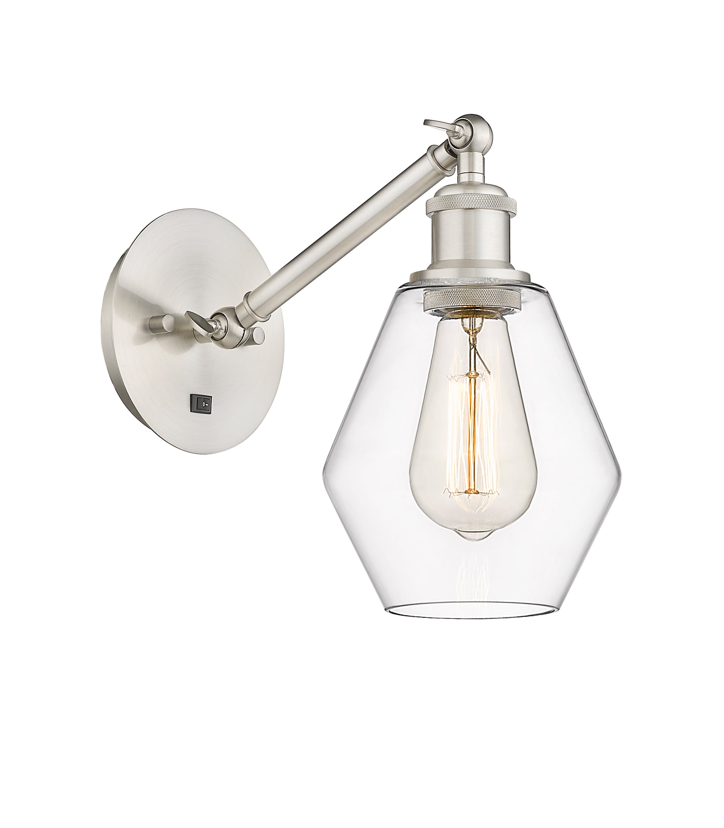 Ballston Sconce Cast Brass Glass Steel