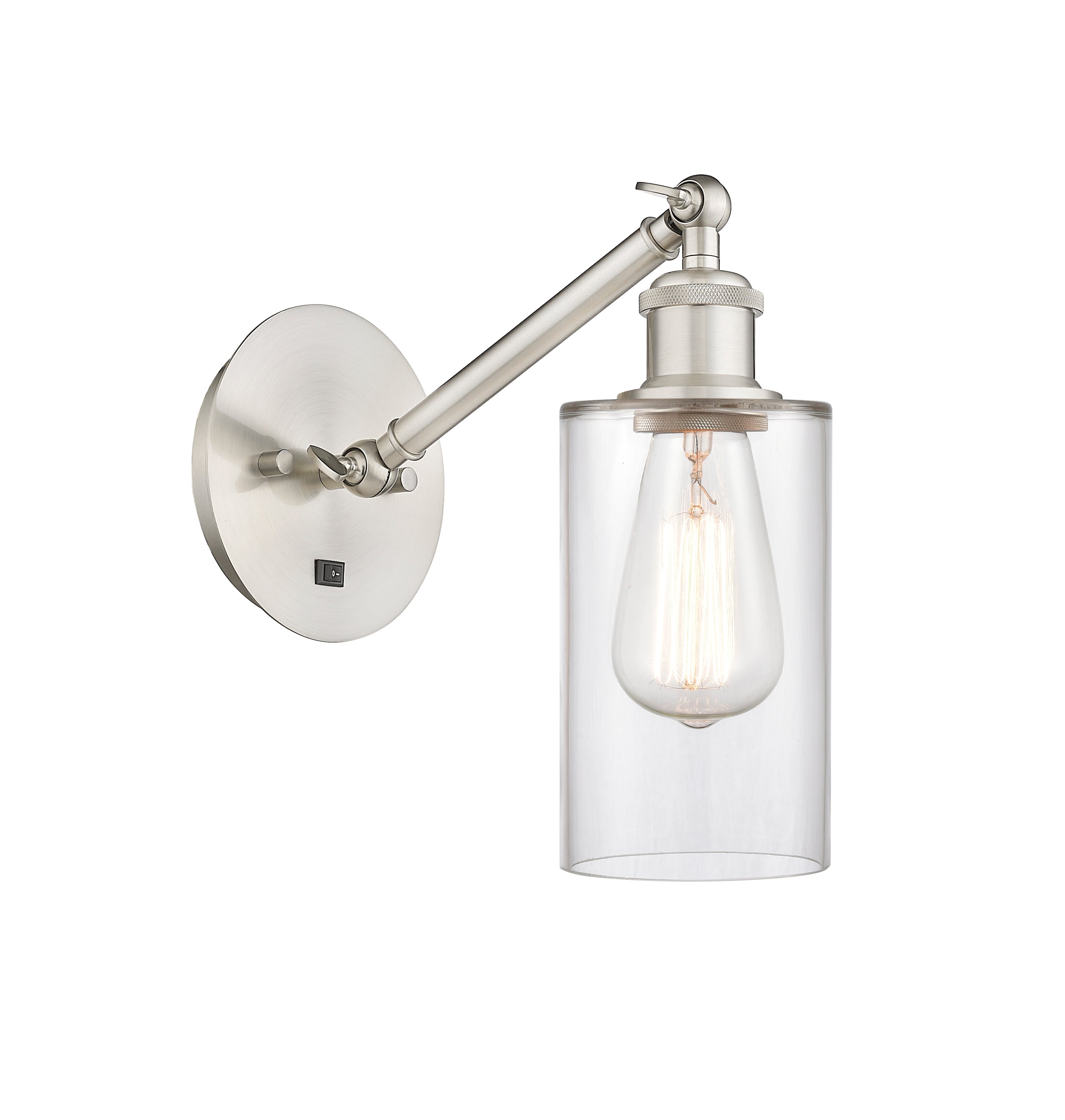 Ballston Sconce Cast Brass Steel Glass