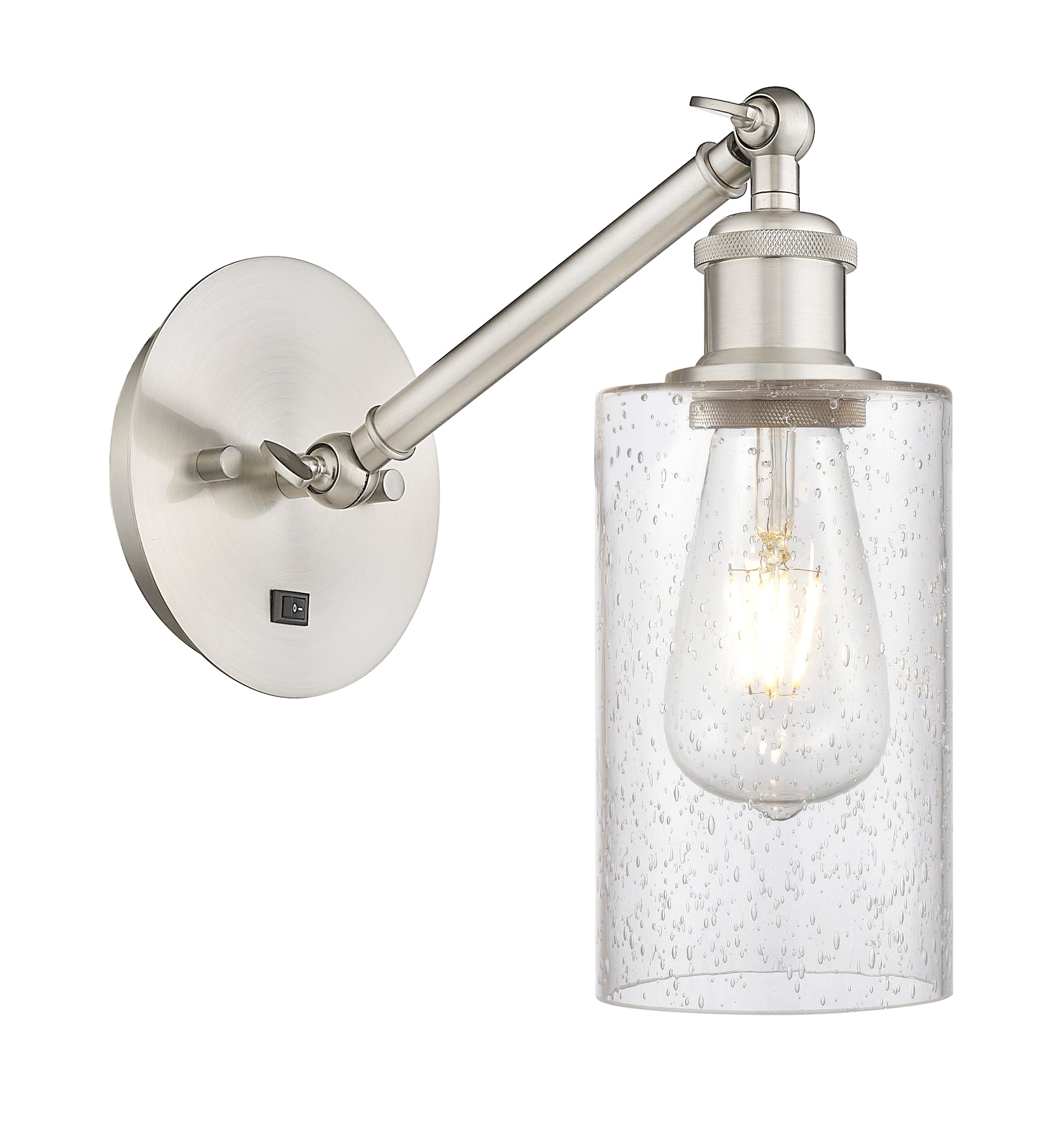 Ballston Sconce Cast Brass Steel Glass